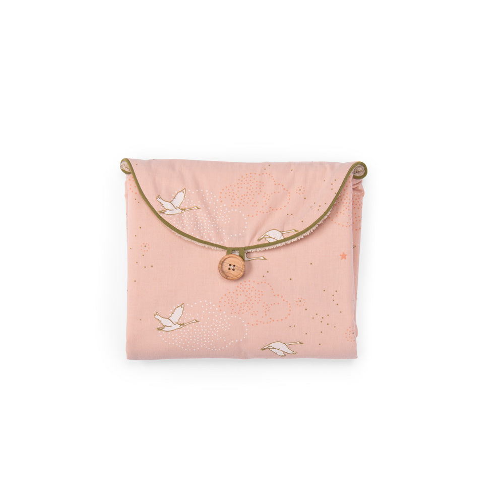 Fasciatoio pieghevole da viaggio, Rosa cigni