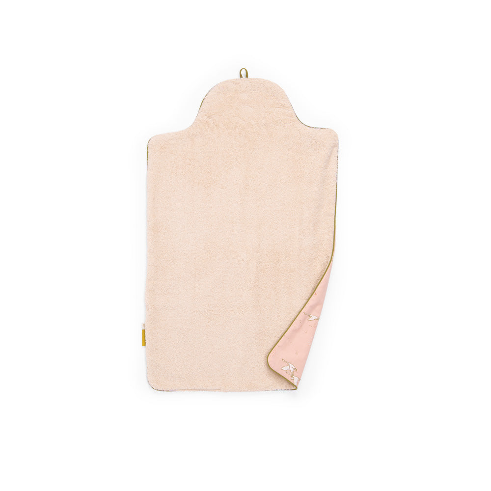 Fasciatoio pieghevole da viaggio, Rosa cigni