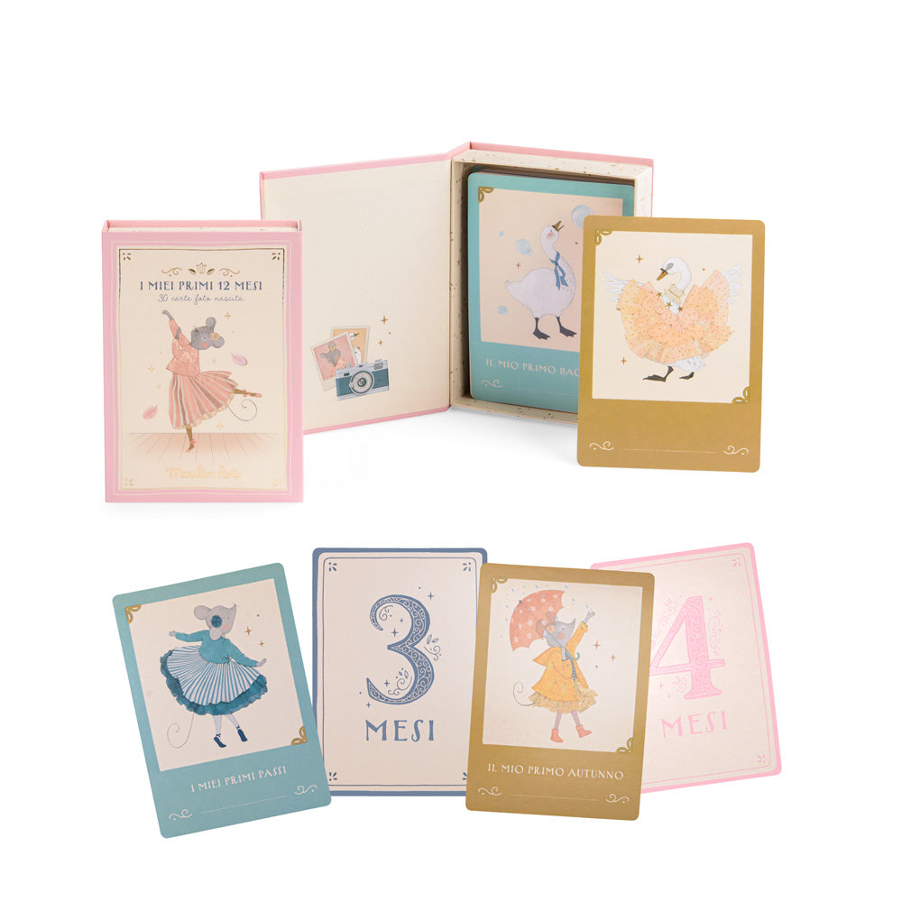 30 carte foto nascita, La petite école de danse | Moulin Roty