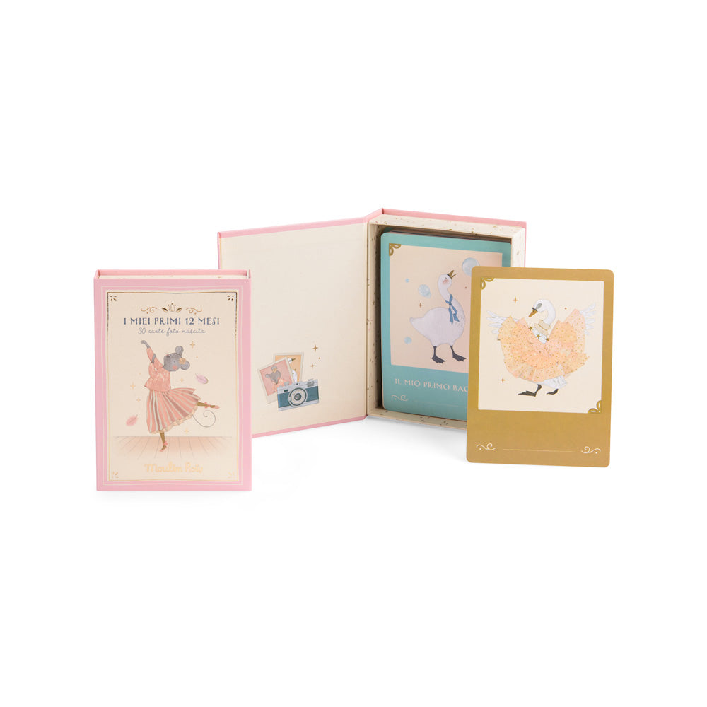 30 carte foto nascita, La petite école de danse | Moulin Roty
