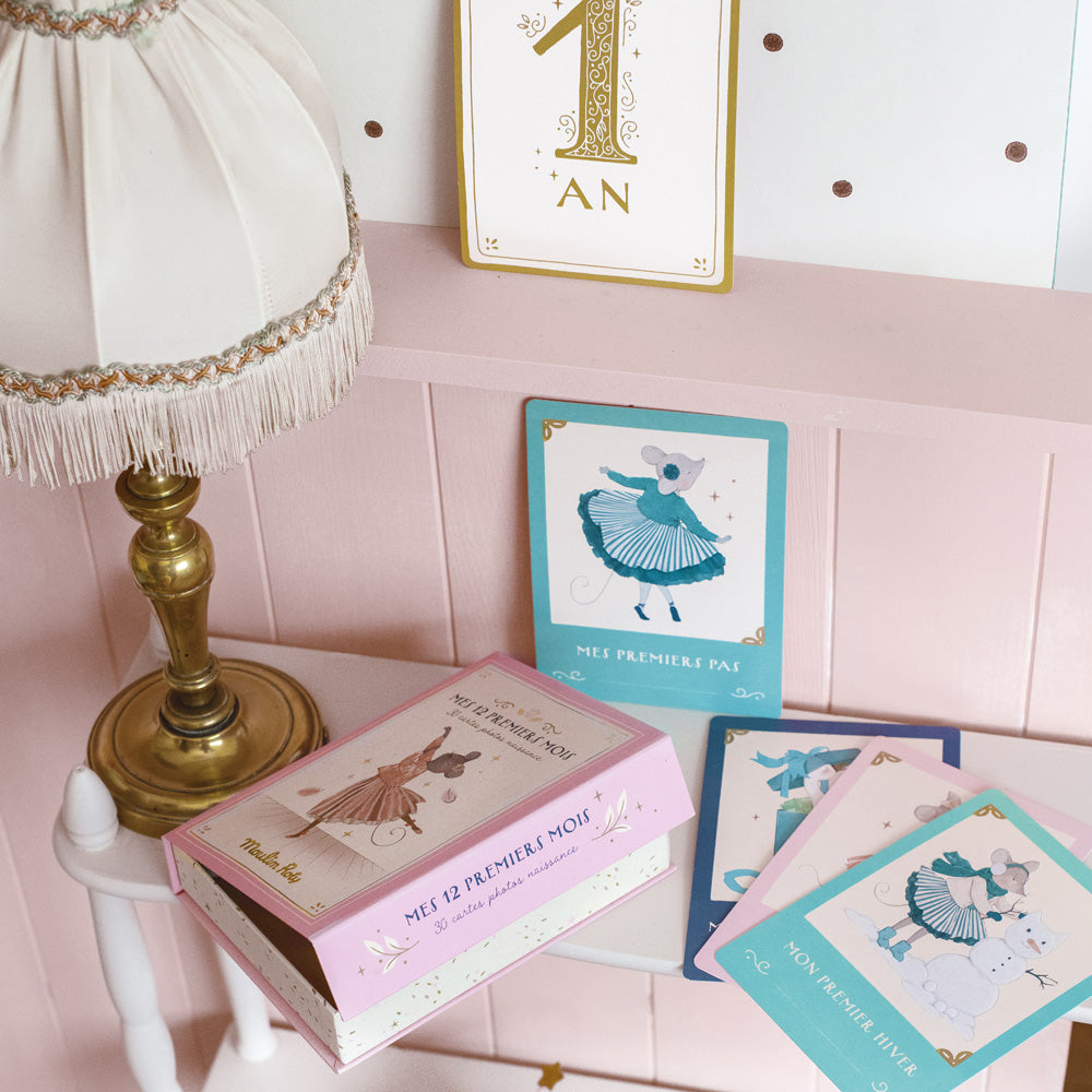 30 carte foto nascita, La petite école de danse | Moulin Roty