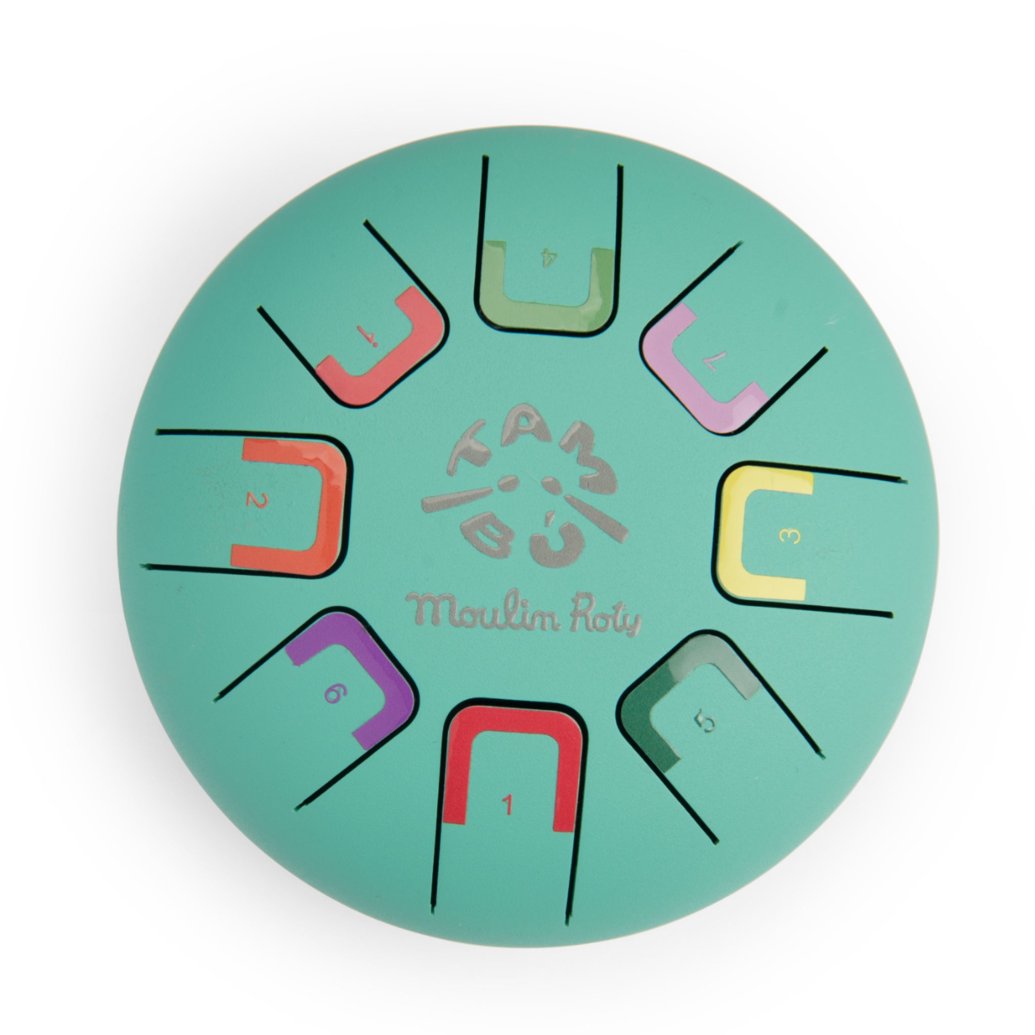 Small drum with green metal tongues, Tambù
