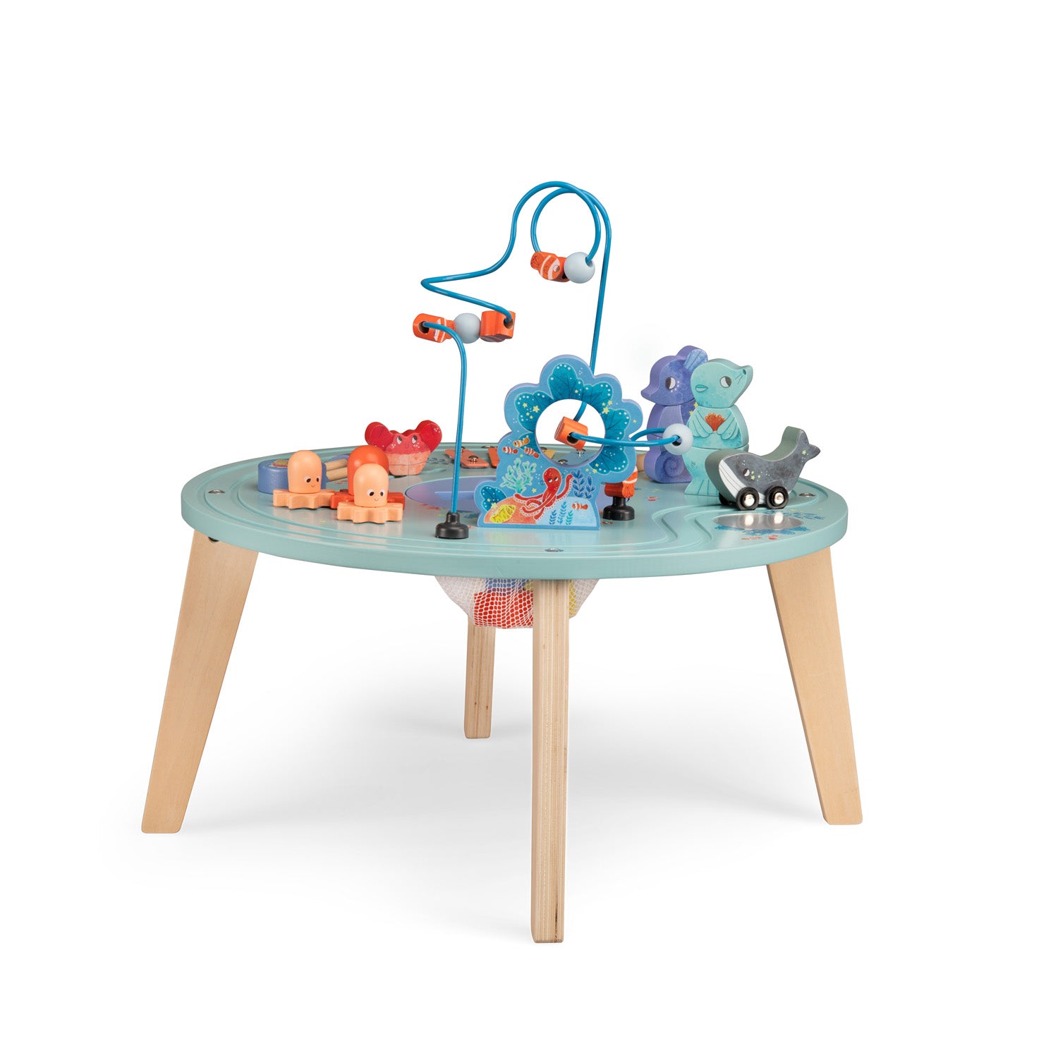 Moulin Roty | Tavolo di attività in legno bambini, Sotto il mare Les Aventures de Paulie 676380