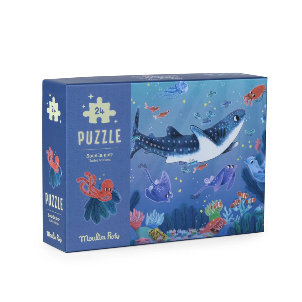 Fluorescent puzzle Under the sea, 24pcs