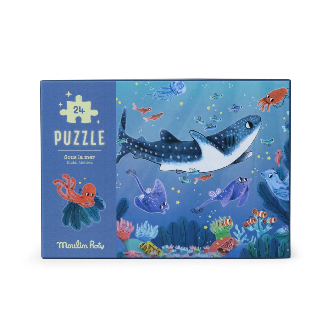Fluorescent puzzle Under the sea, 24pcs