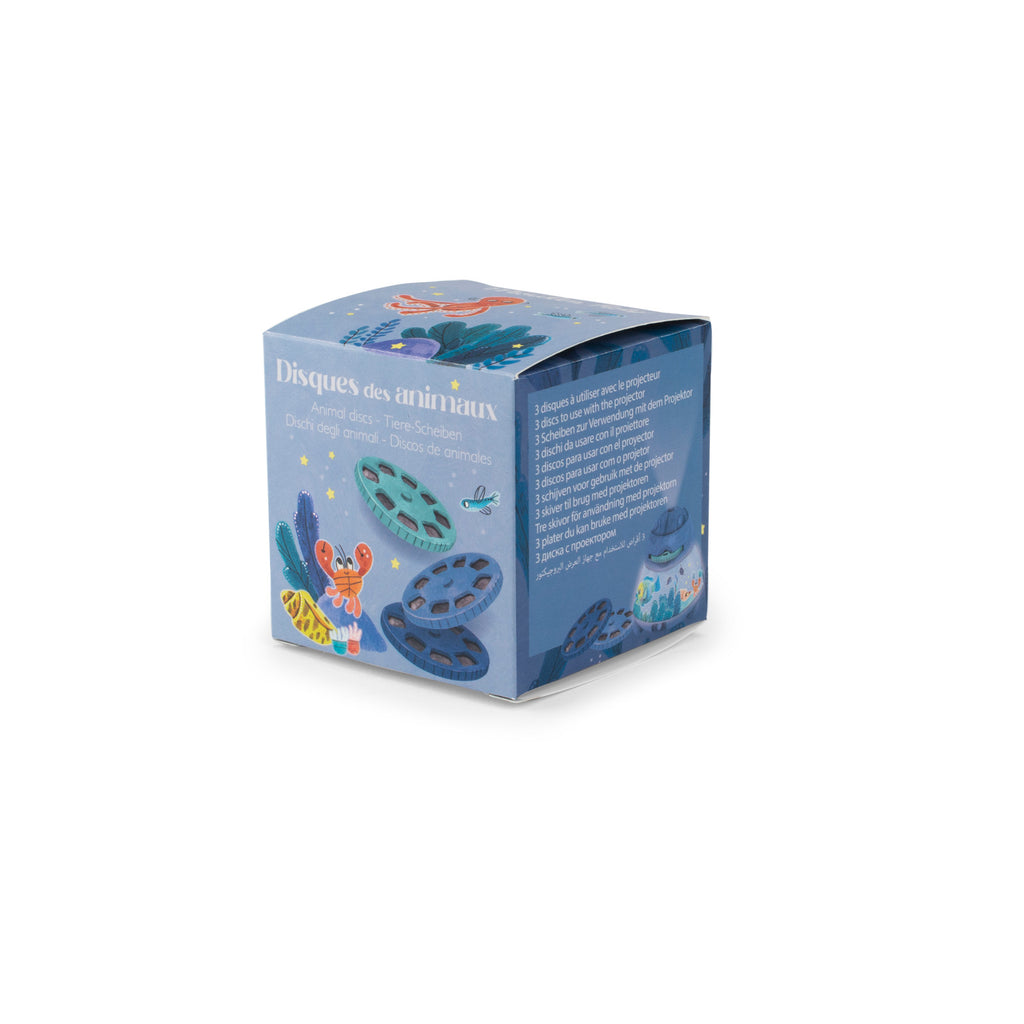 Box of 3 projector discs of sea animals (for USB projector)