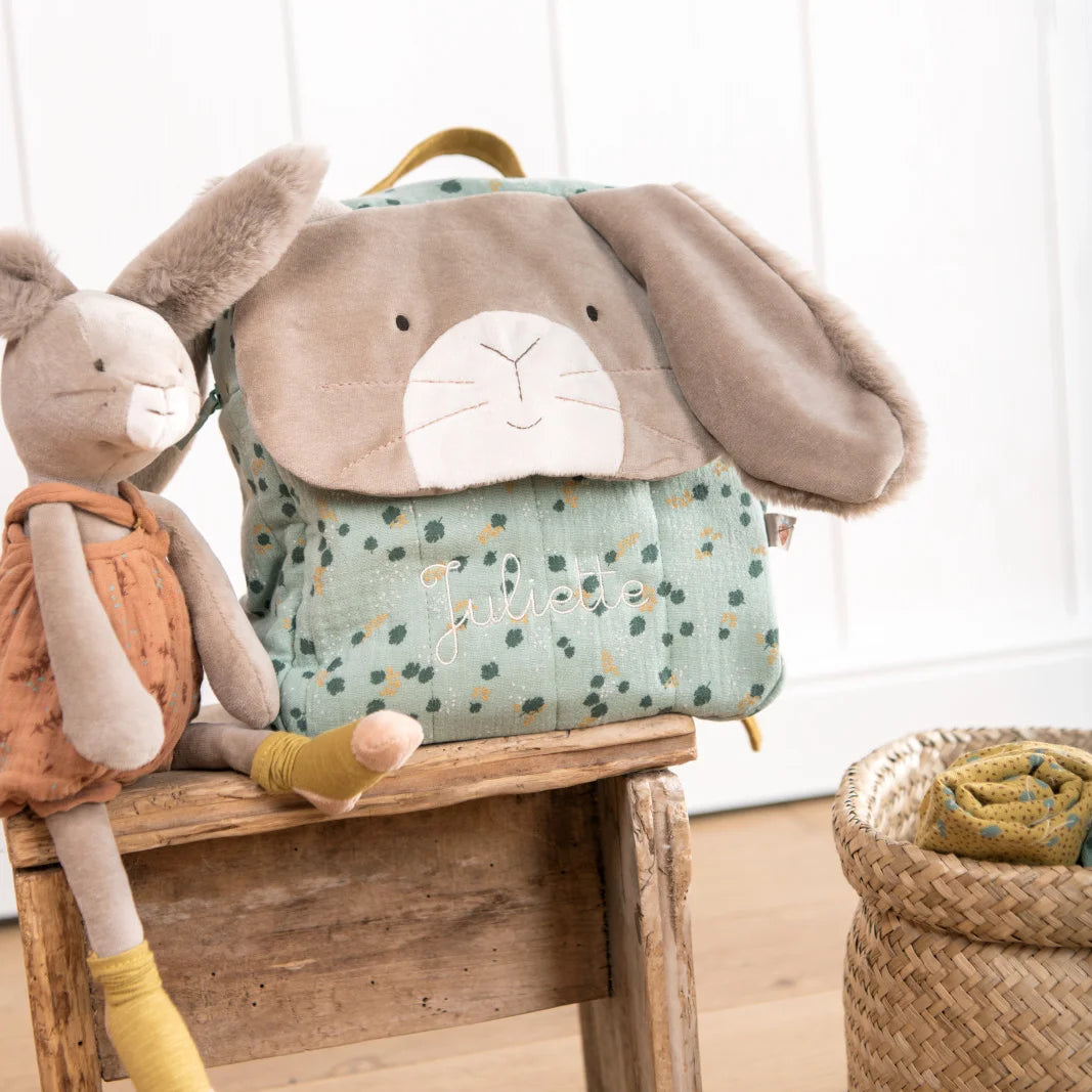 Sac à dos souple Lapin sauge