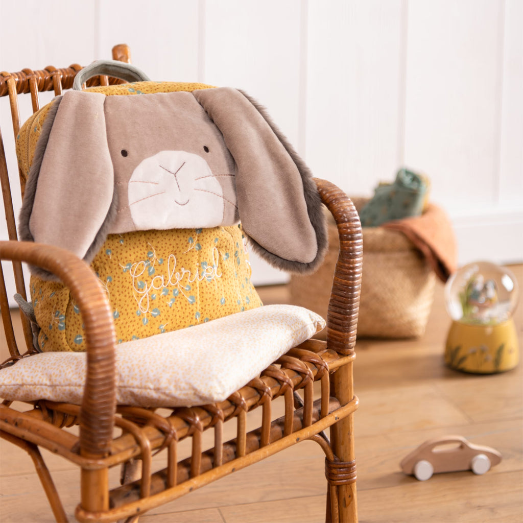 Soft backpack Ocher rabbit