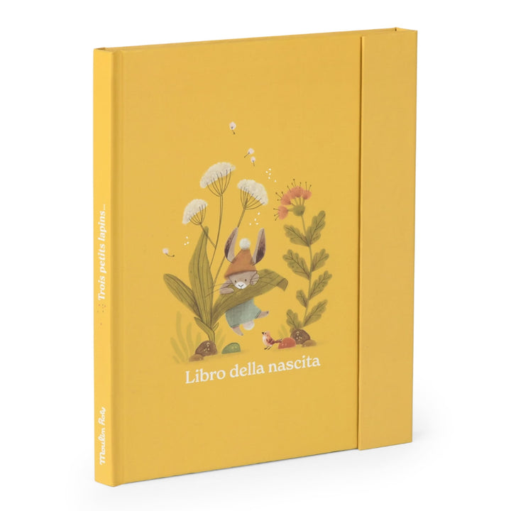 Birth book in Italian (80 pages) Trois petits lapins