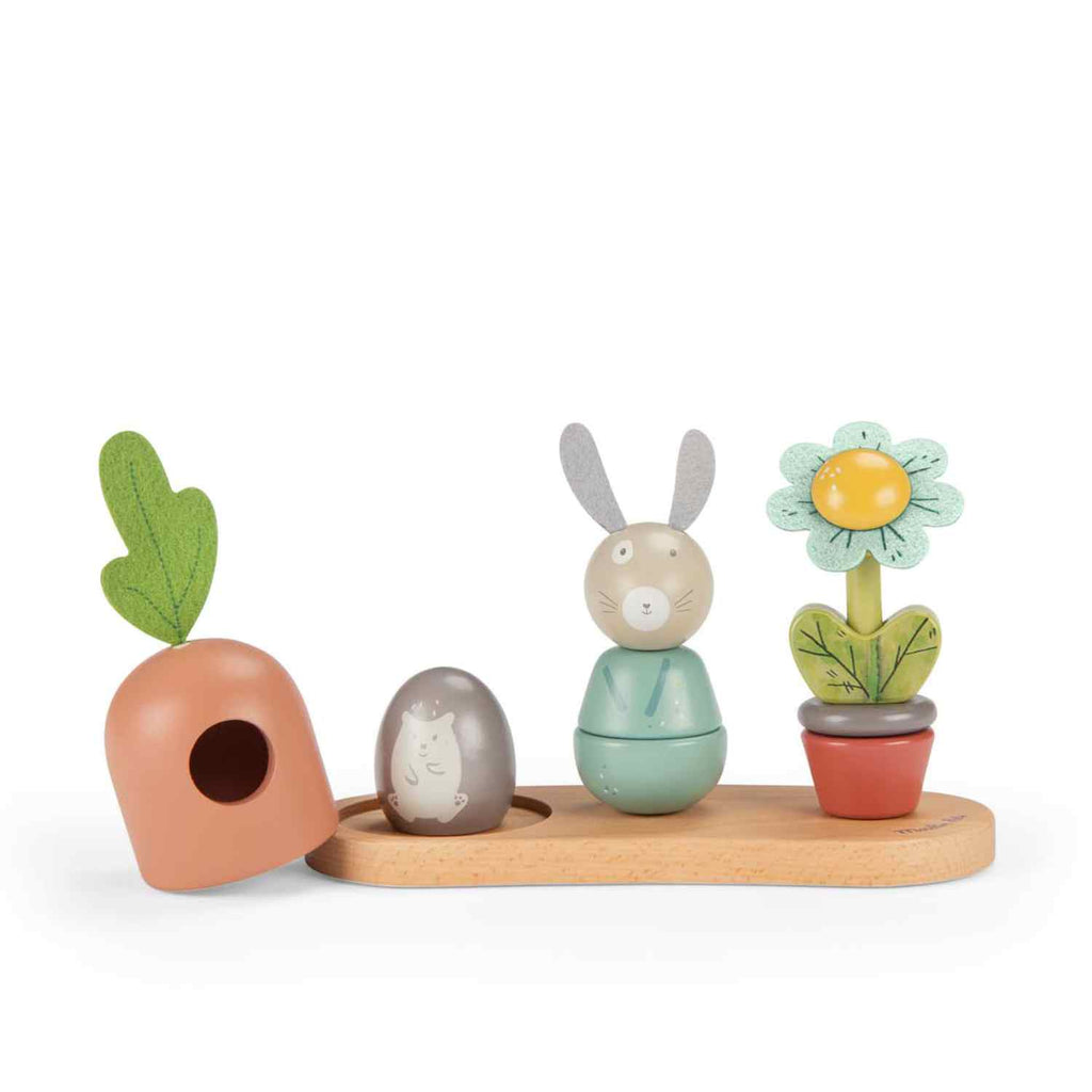 Stackable wooden, Three little rabbits
