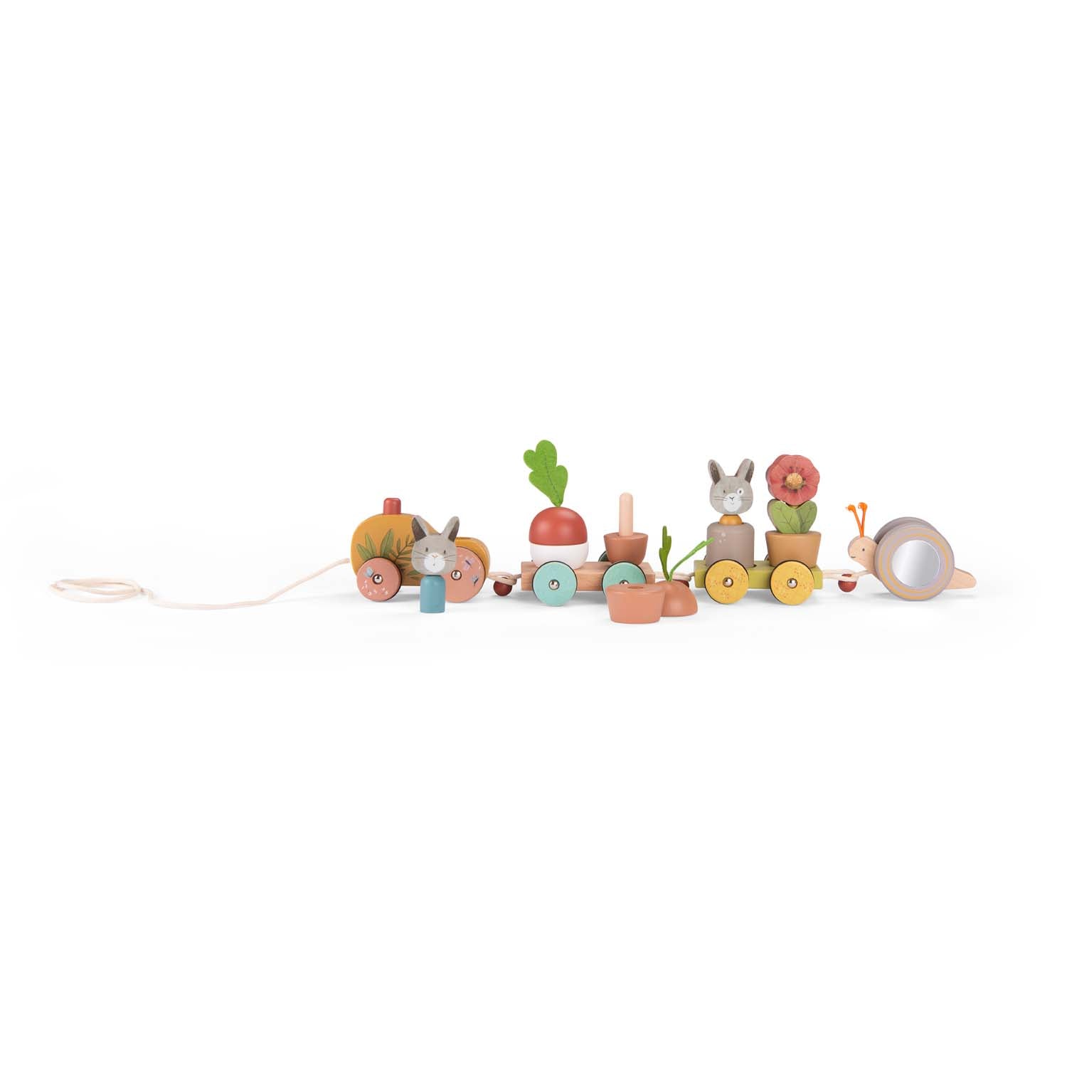 Large Pull-Along Activity Train, Three Little Bunnies