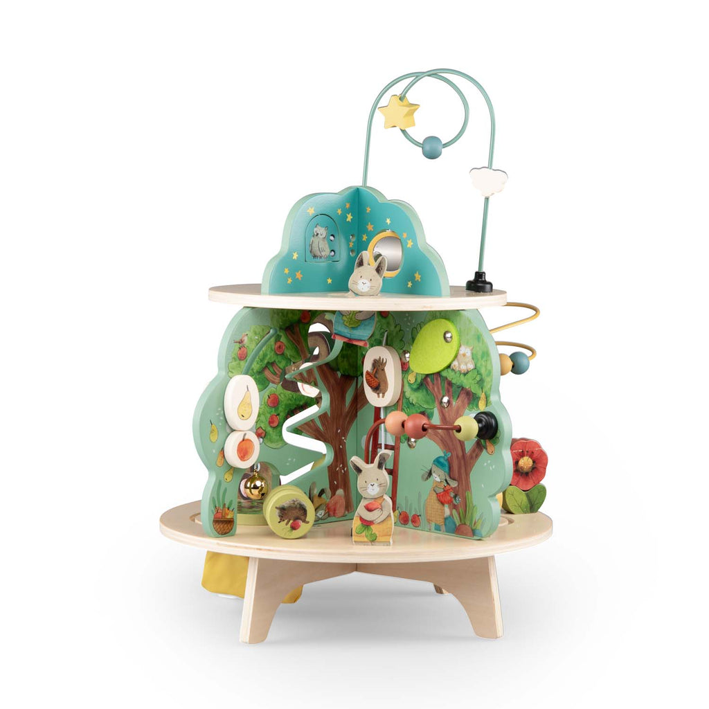 Multi-activity wooden garden