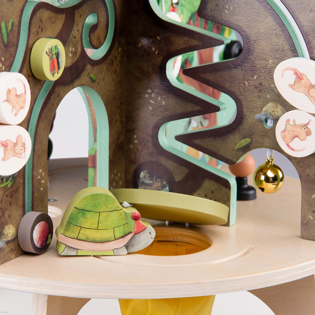Multi-activity wooden garden