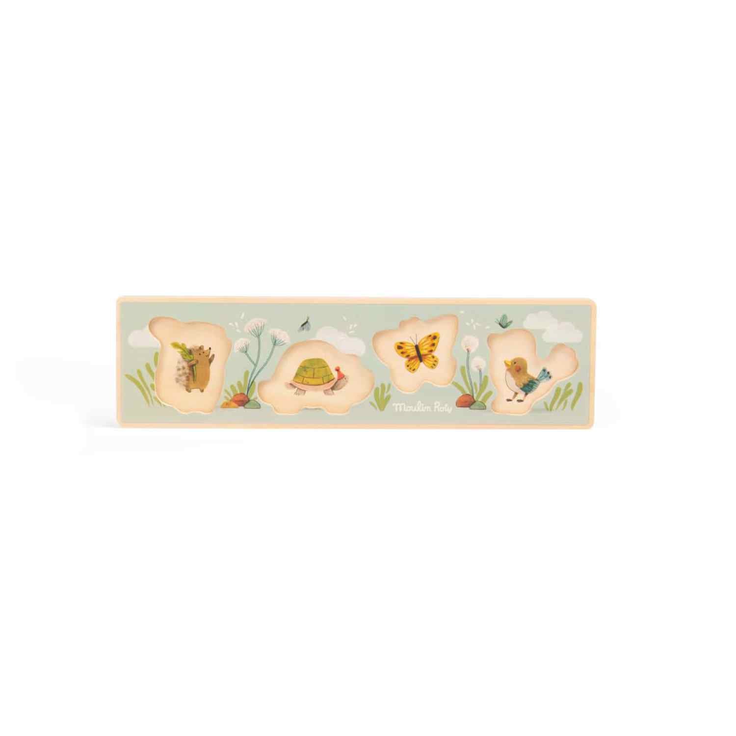 Wooden Interlocking Puzzle 4 Animals
