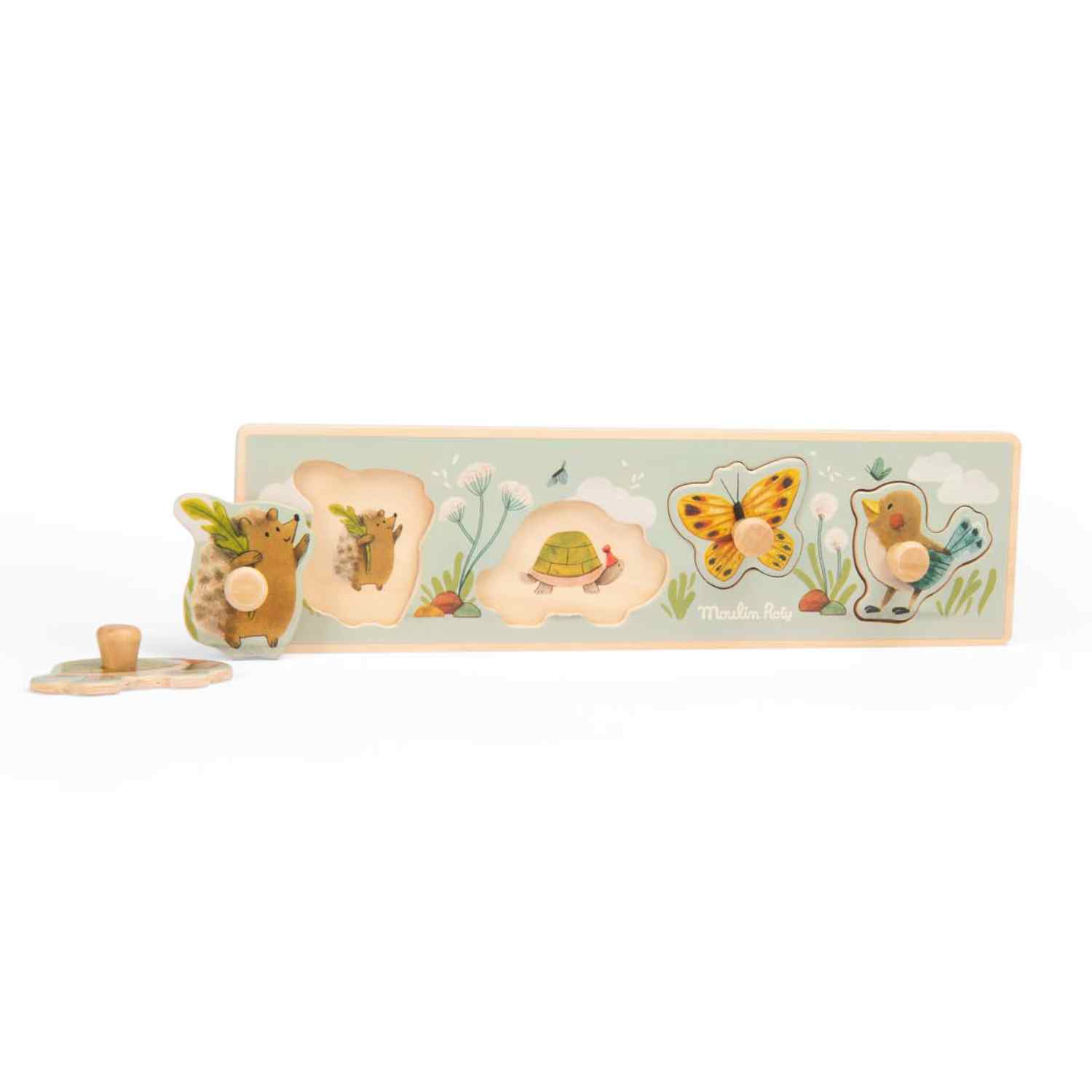 Wooden Interlocking Puzzle 4 Animals