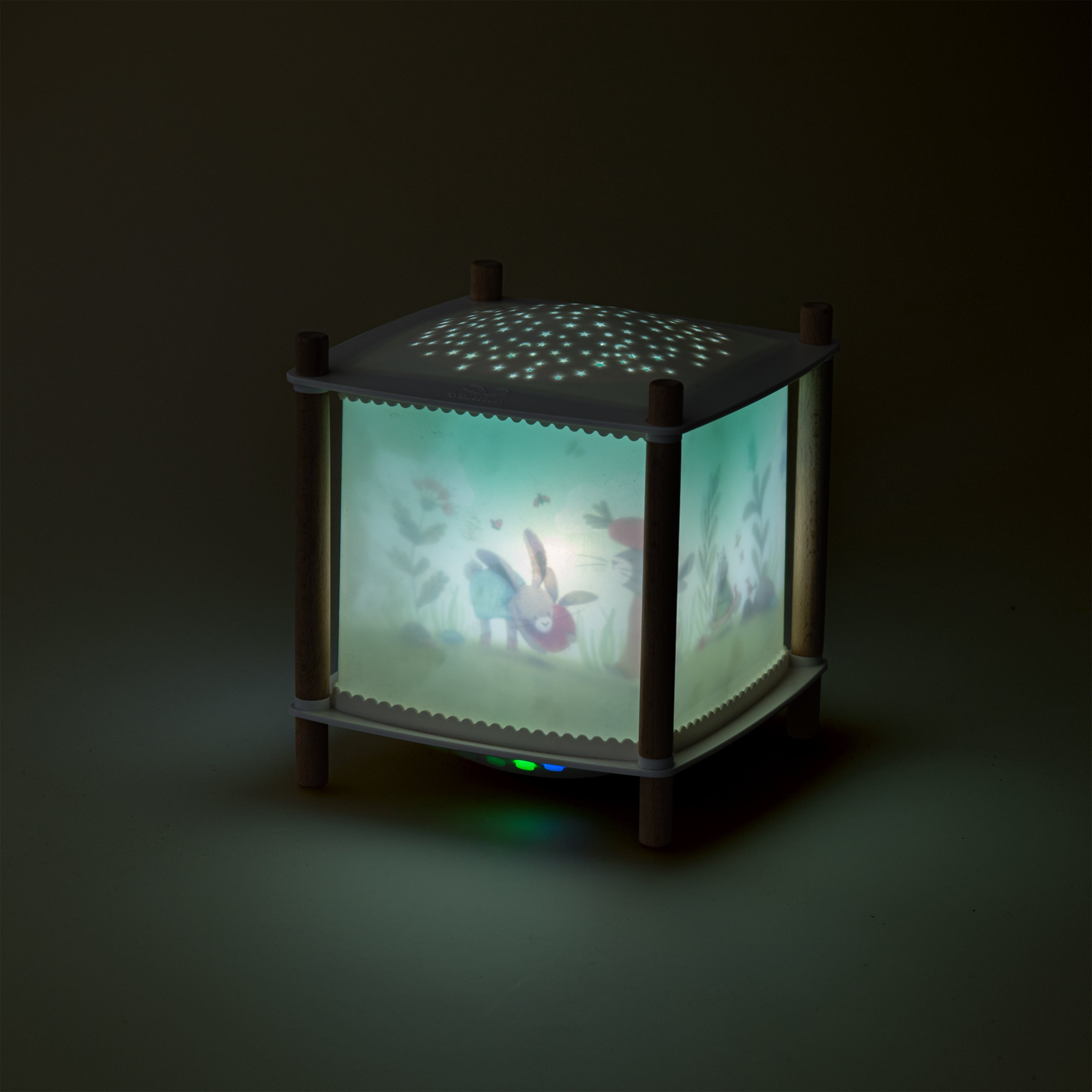 Moulin Roty | Lanterna magica musicale, Trois petits lapins
