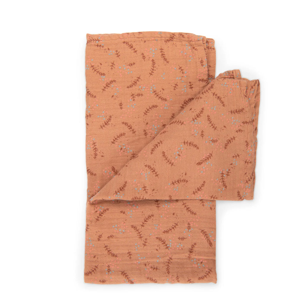 Set 3 copertine mussola cotone bio, Trois petits lapins