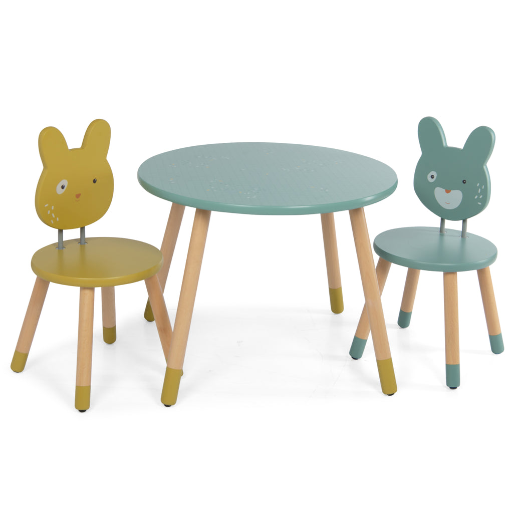 Tavolo in legno per bambini, Salvia