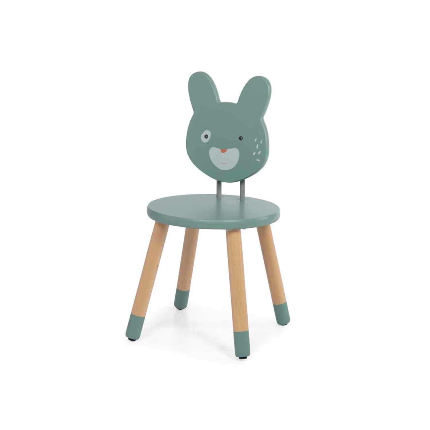 Wooden chair for children, Sage Rabbit
