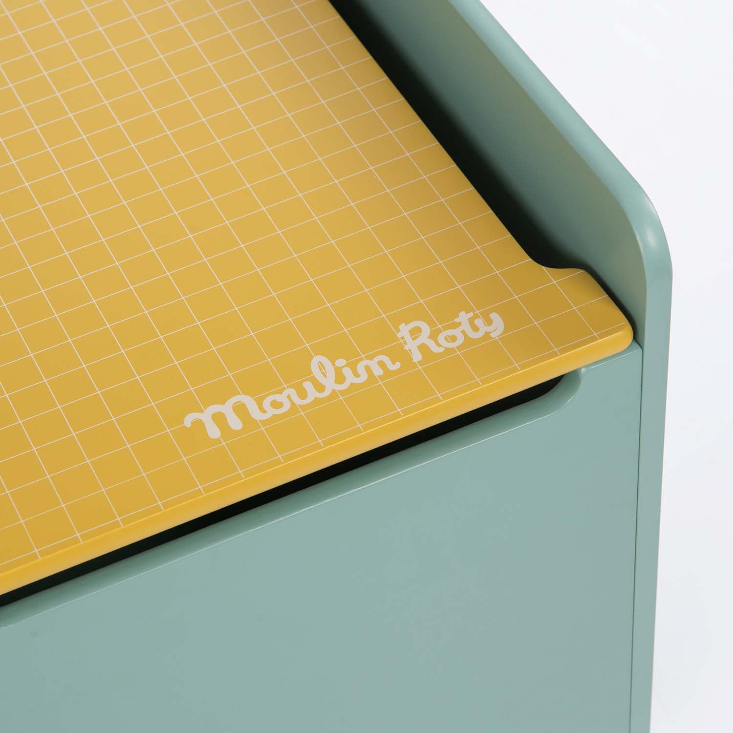 Wooden toy chest, Sage