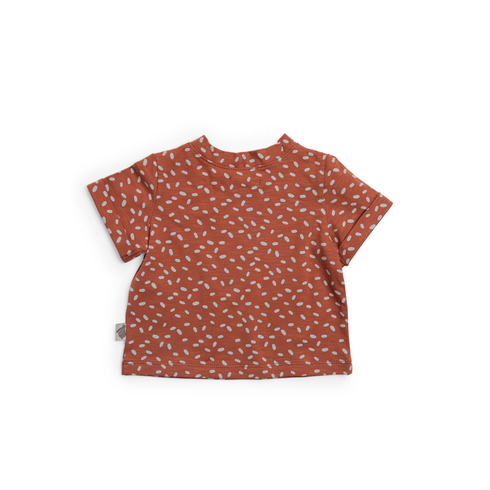 Maglietta maniche corte argilla, Jade | Moulin Roty