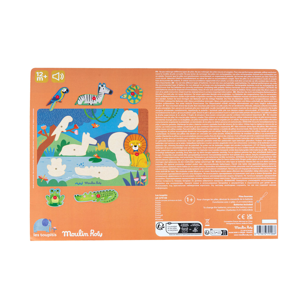 Wooden Sound Puzzle, Les Toupitis