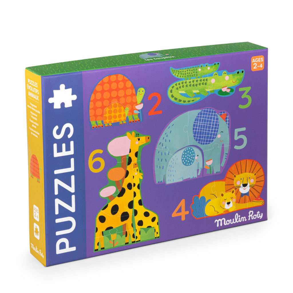 Puzzle evolutivi animali, 20pz