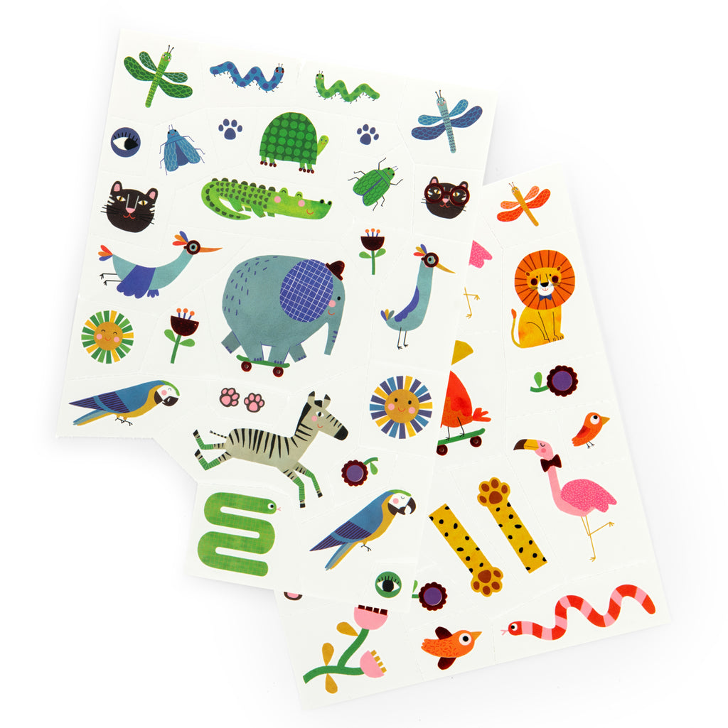 Temporary tattoos, Toupitis