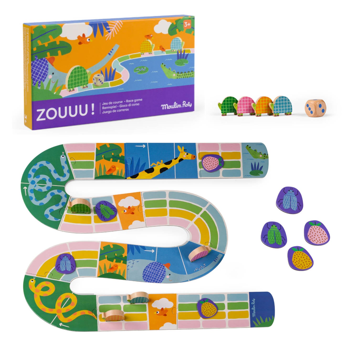 Gioco di corsa Zouuu! - Les Toupitis | Moulin Roty