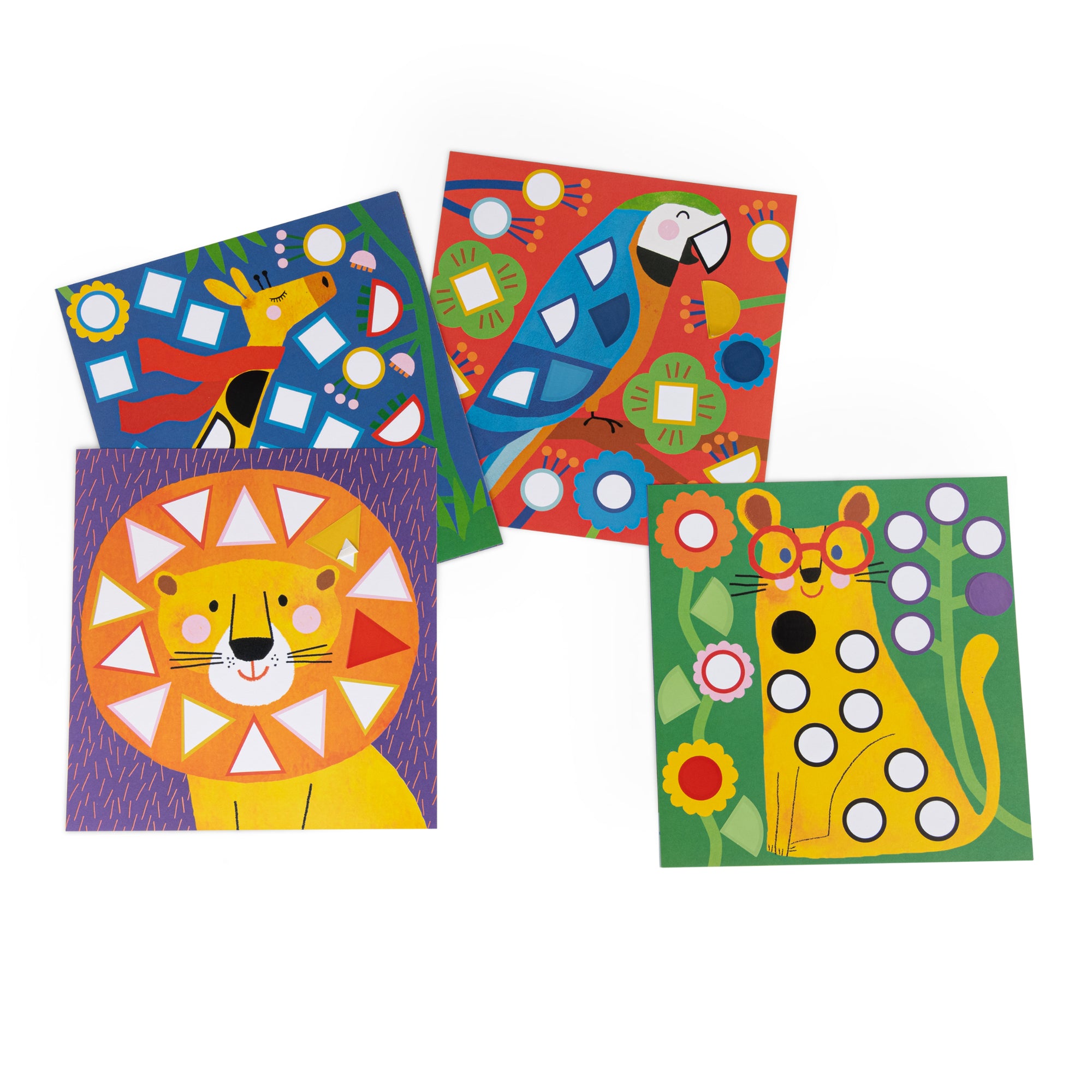 Geometric adhesive stickers, Les Toupitis