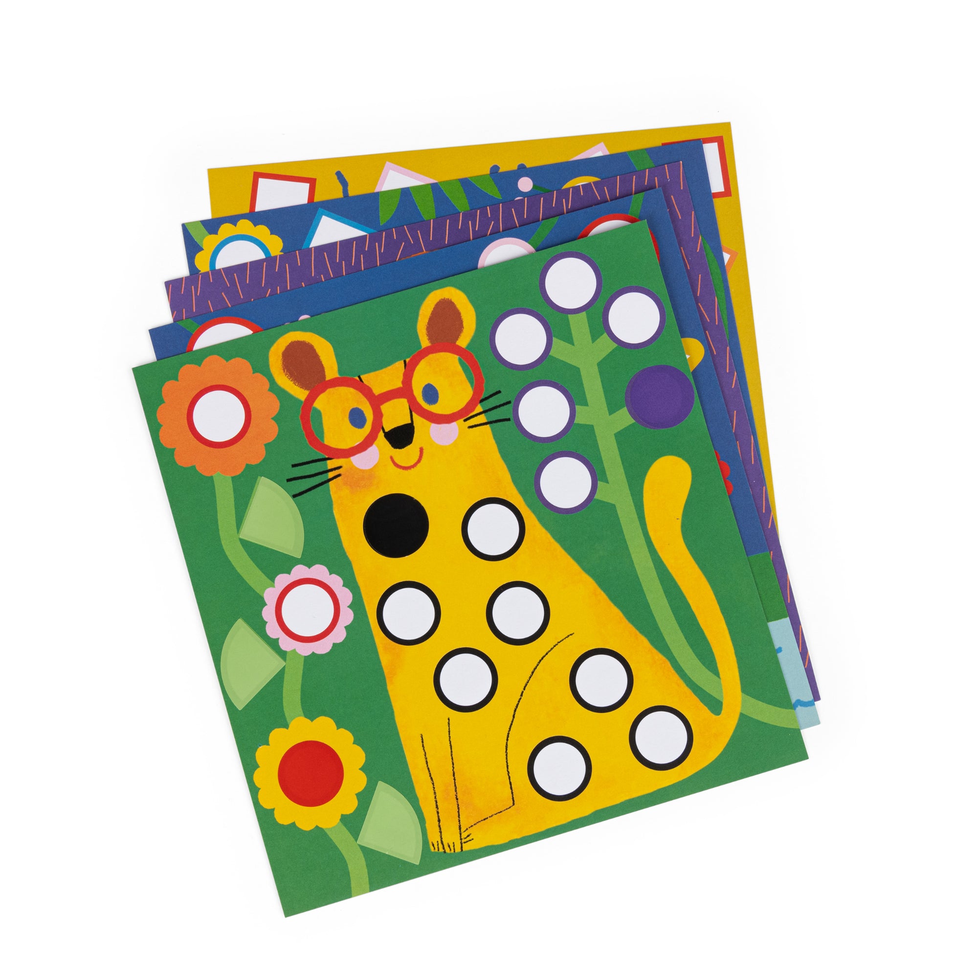 Geometric adhesive stickers, Les Toupitis