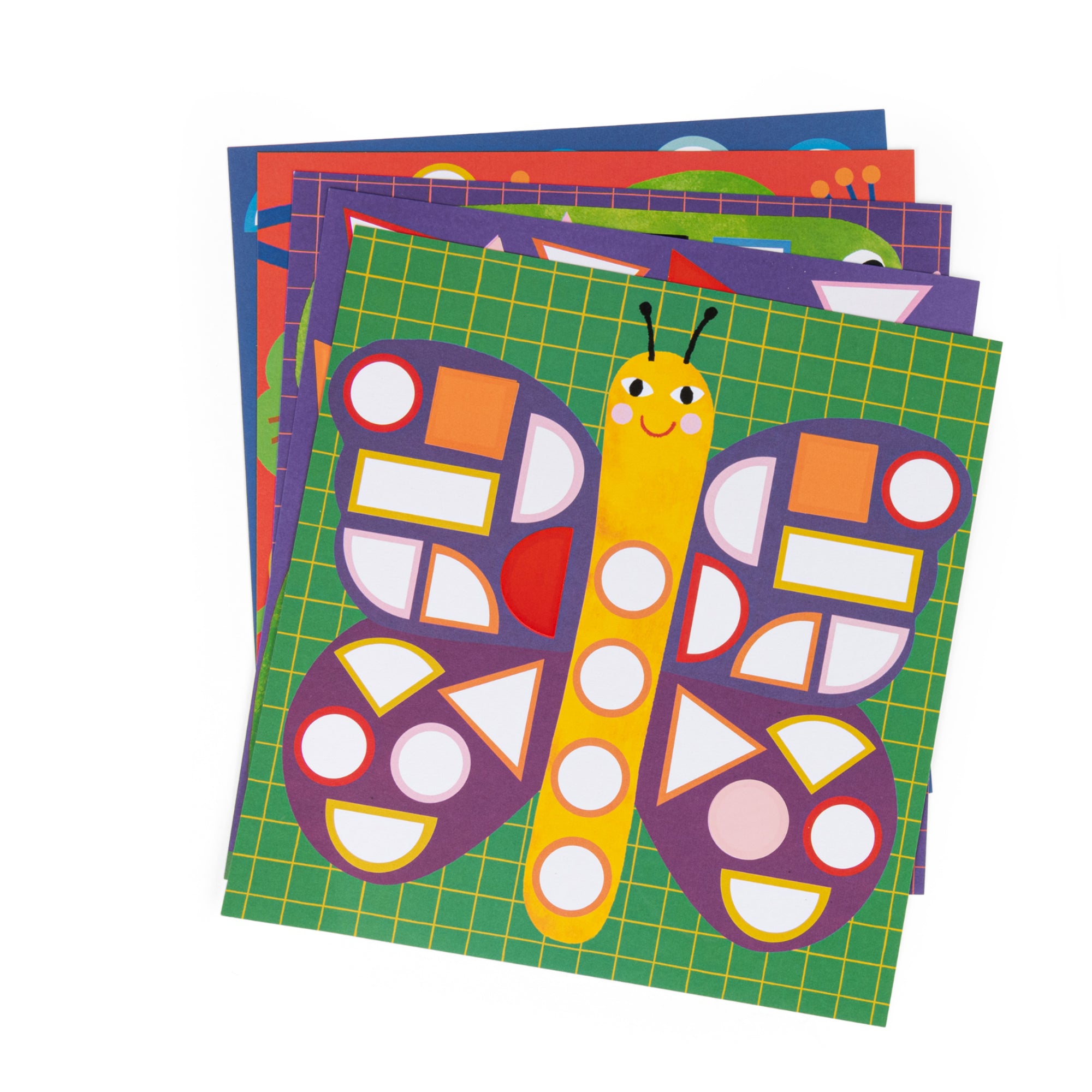 Geometric adhesive stickers, Les Toupitis