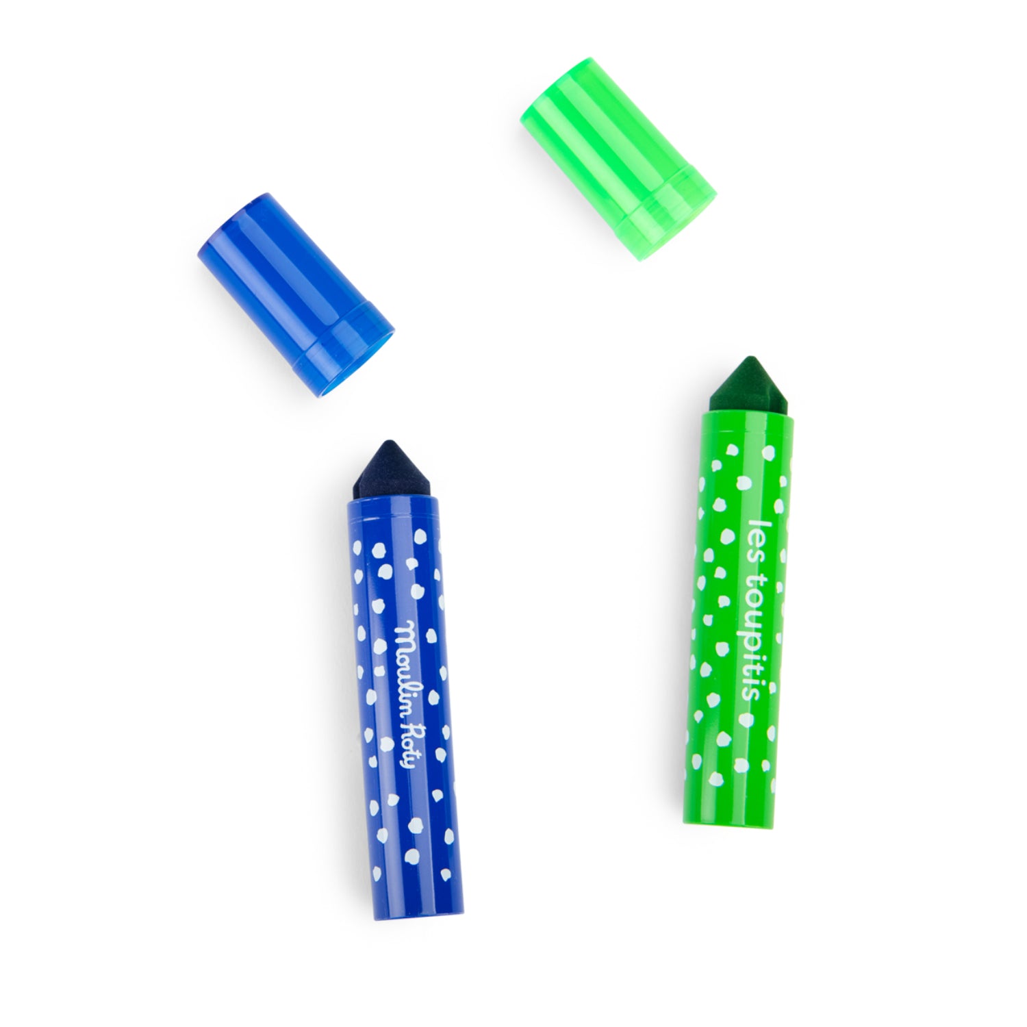 12 Large felt-tip markers with conical tips