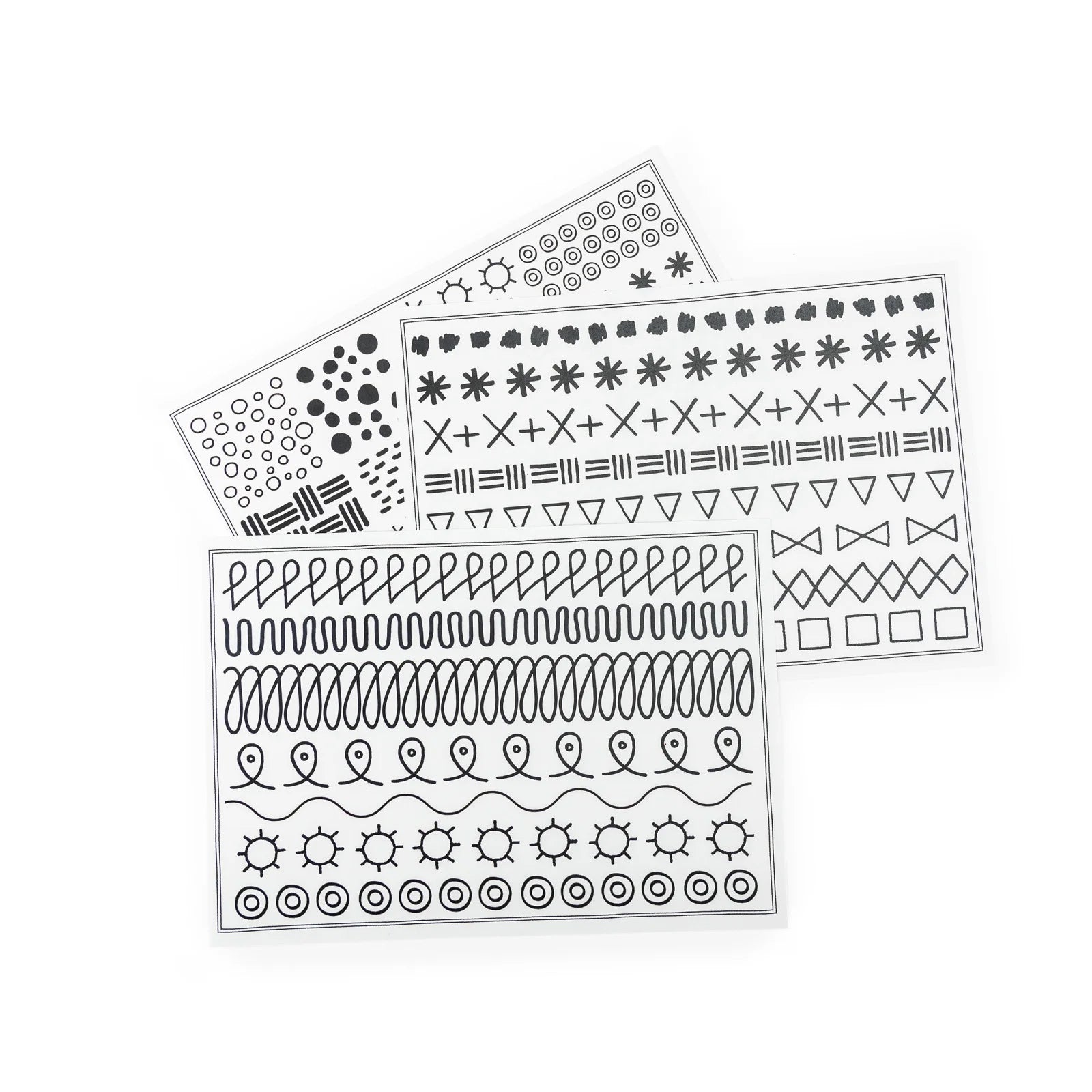 24 Drawing templates, Les Toupitis