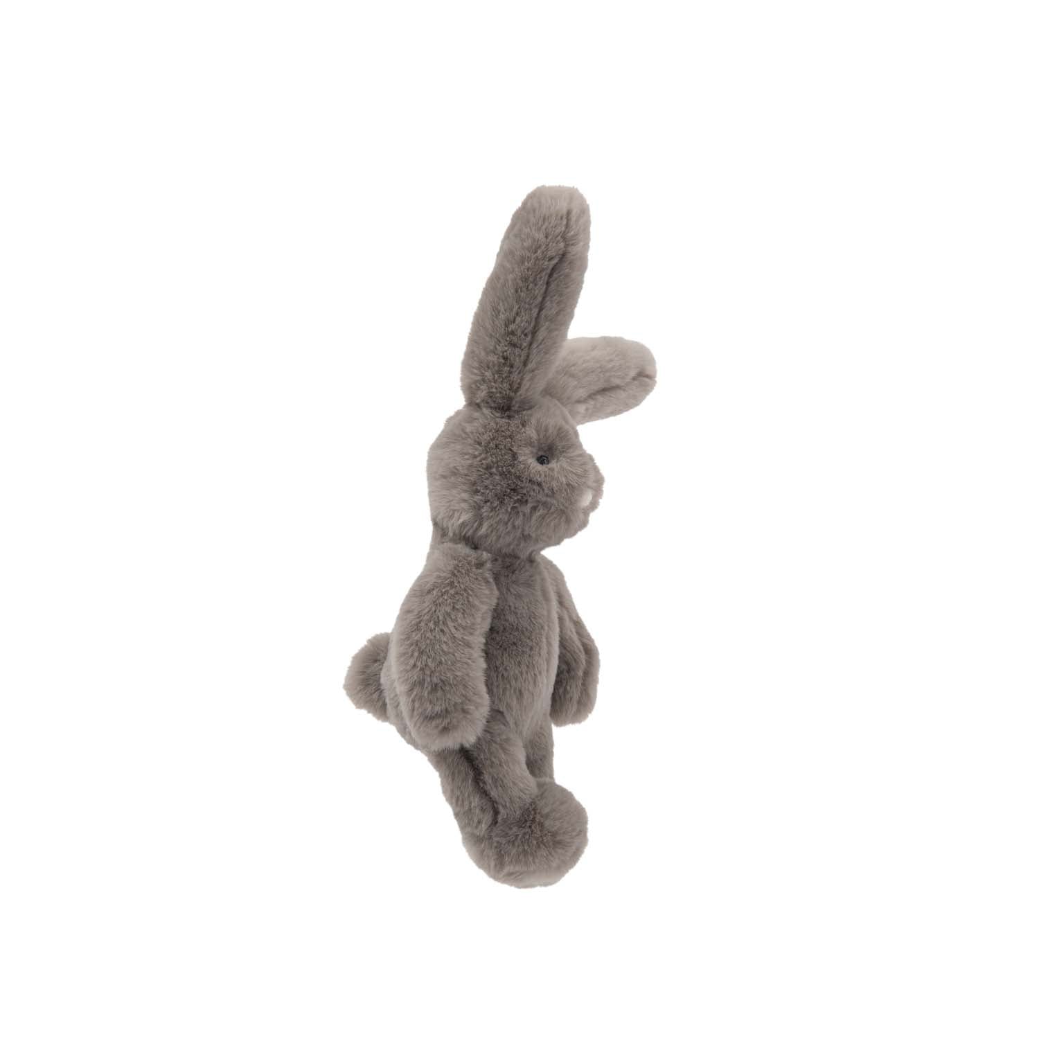 Small grey rabbit plush toy