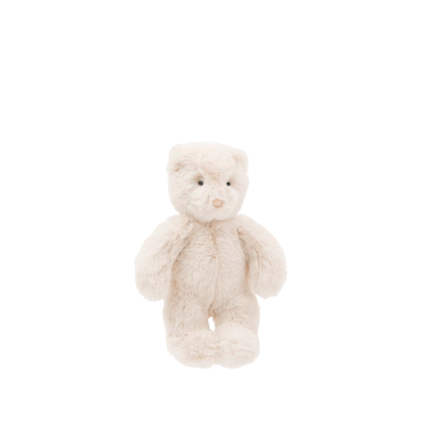 Small white teddy bear plush