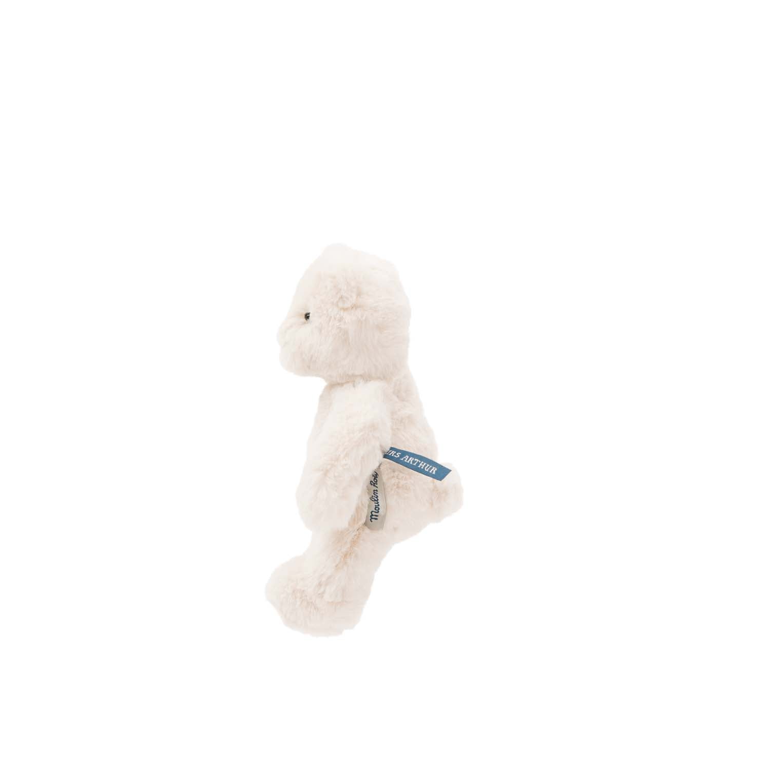 Small white teddy bear plush