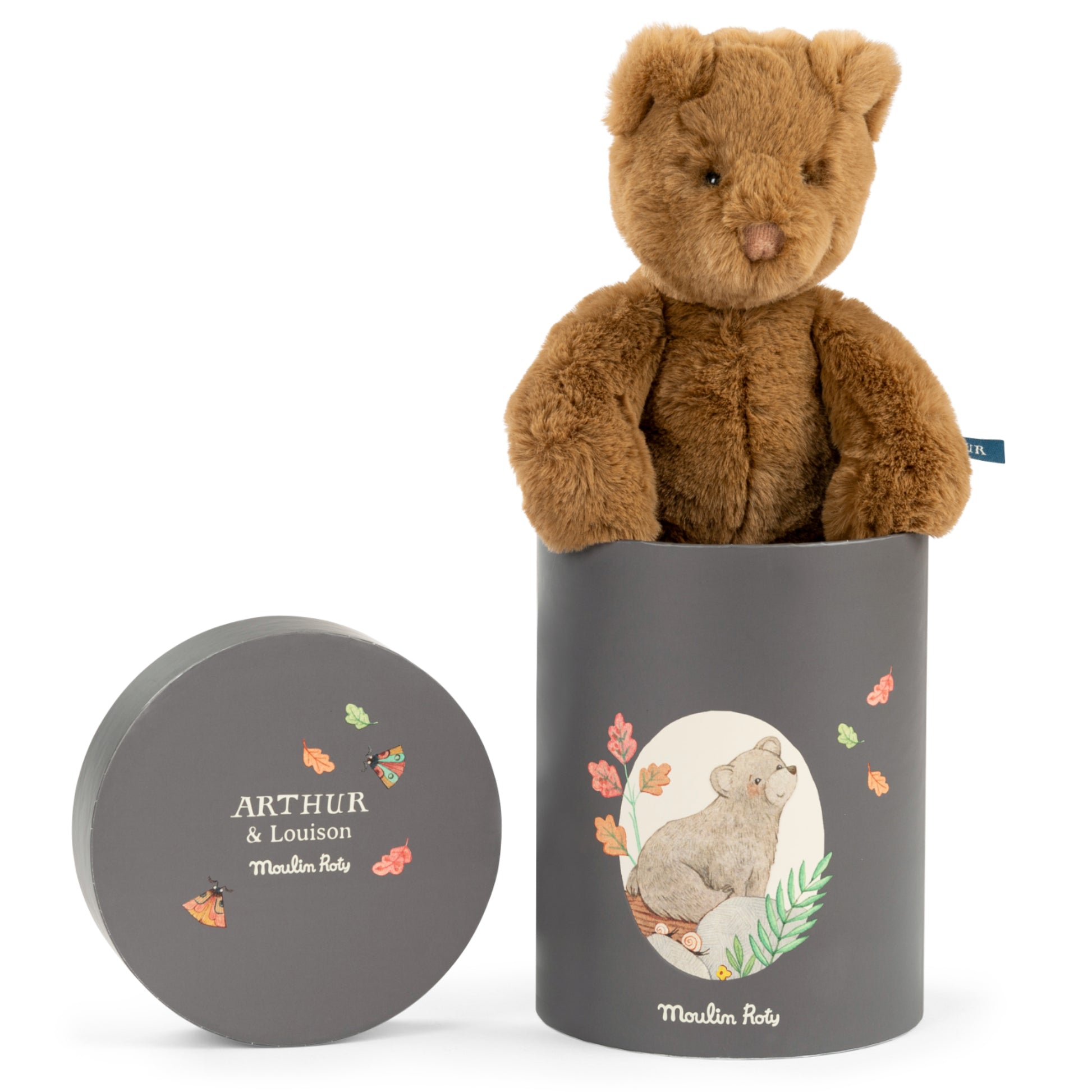 Pupazzo in scatola regalo, Orsetto Arthur