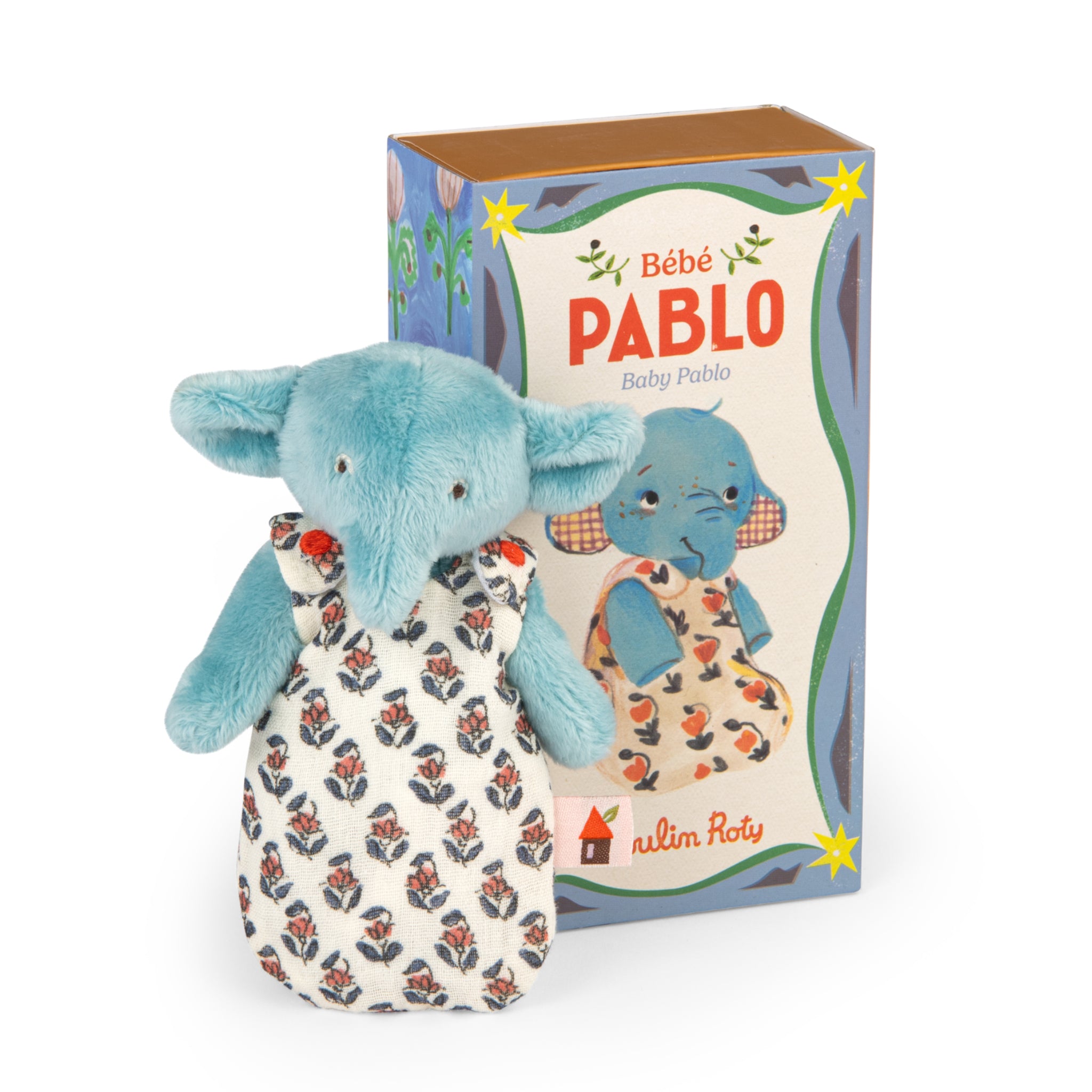Pupazzo elefante bebè Pablo, Les Minouchkas
