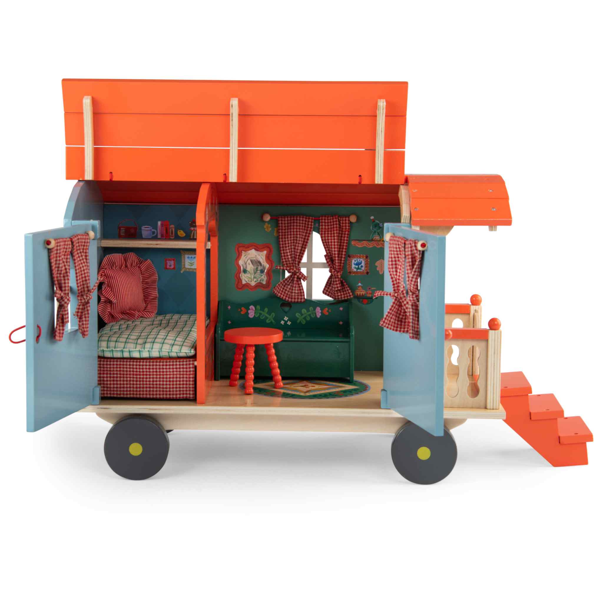 The big wooden caravan, Minouchkas