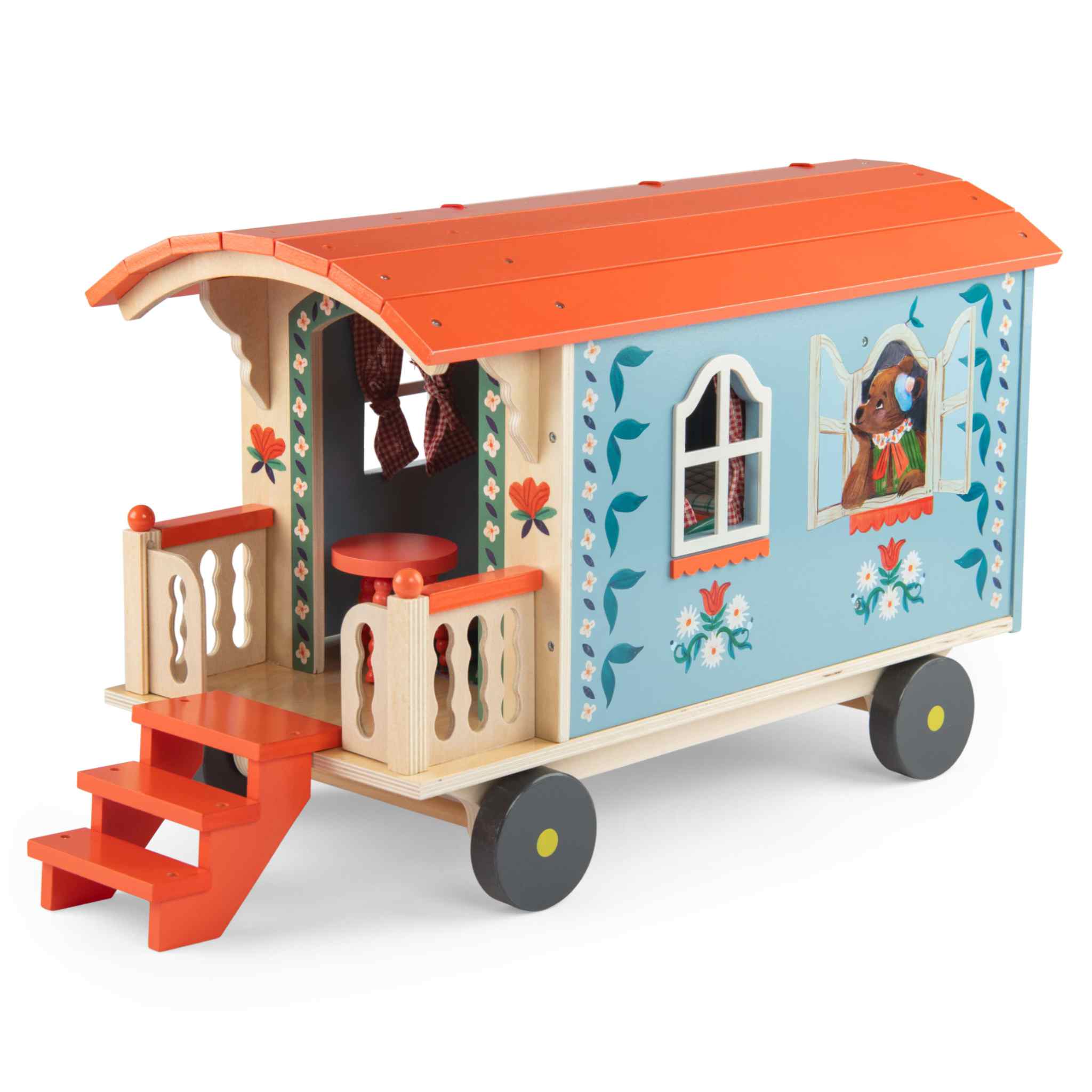 The big wooden caravan, Minouchkas