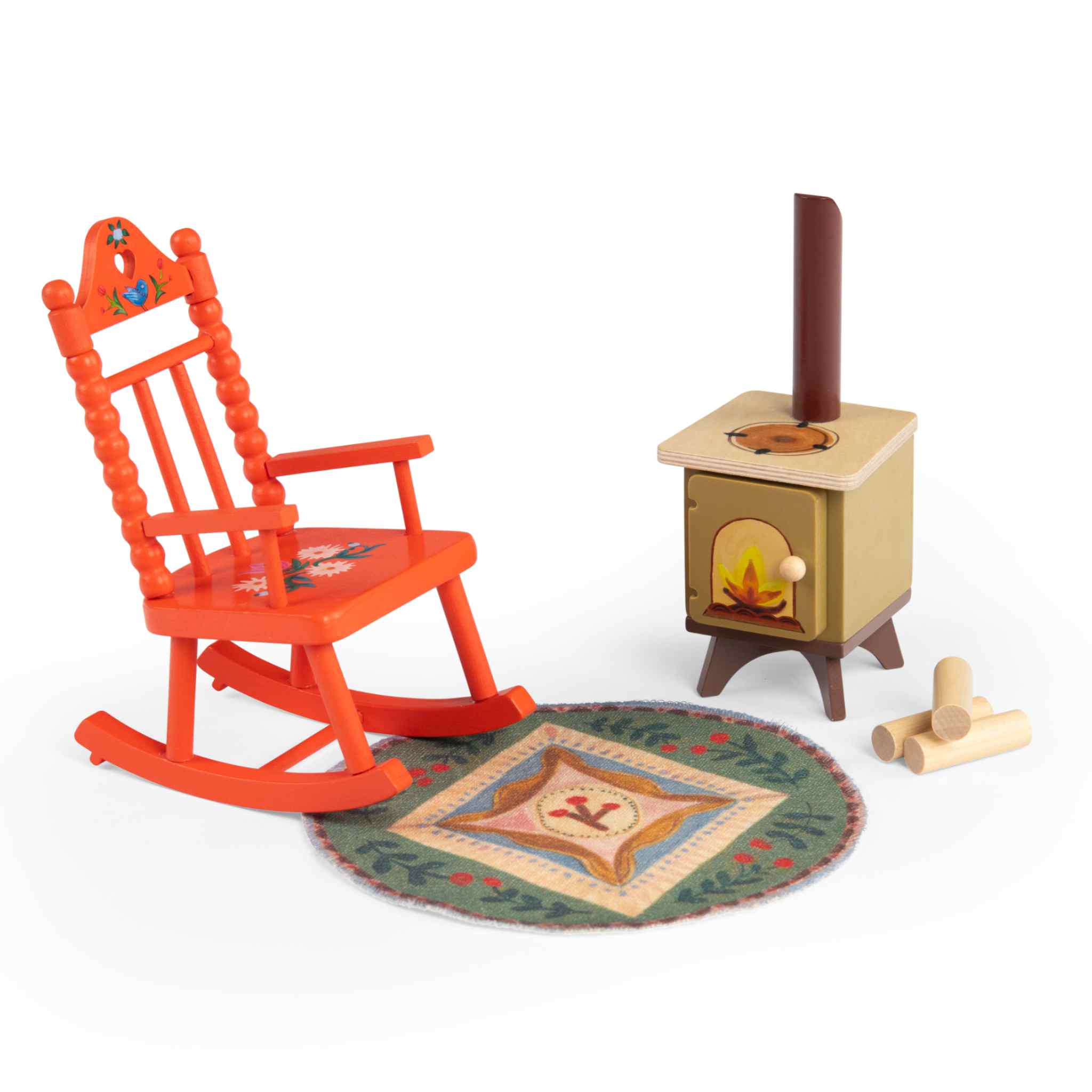 Set next to the fireplace, Minouchkas