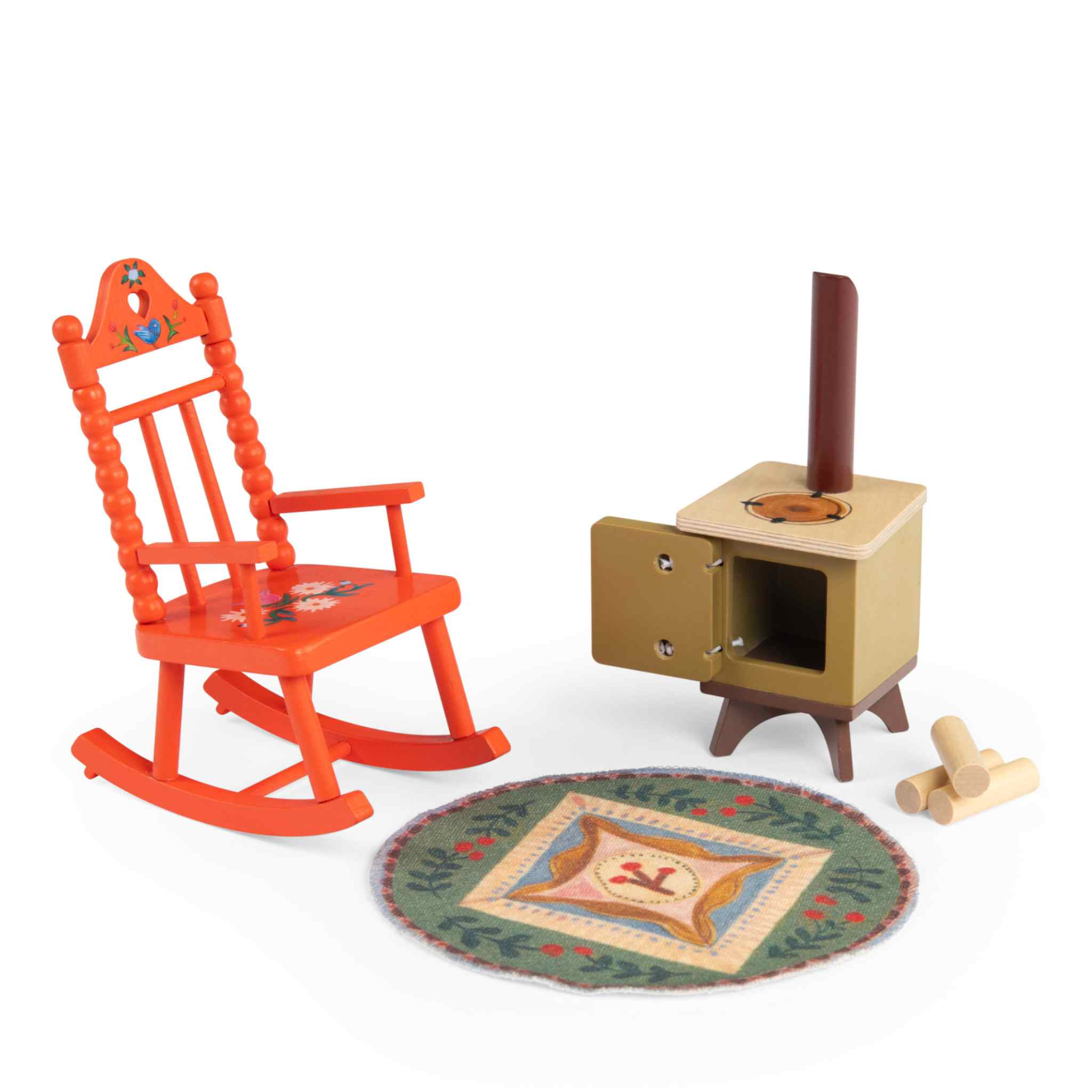 Set next to the fireplace, Minouchkas