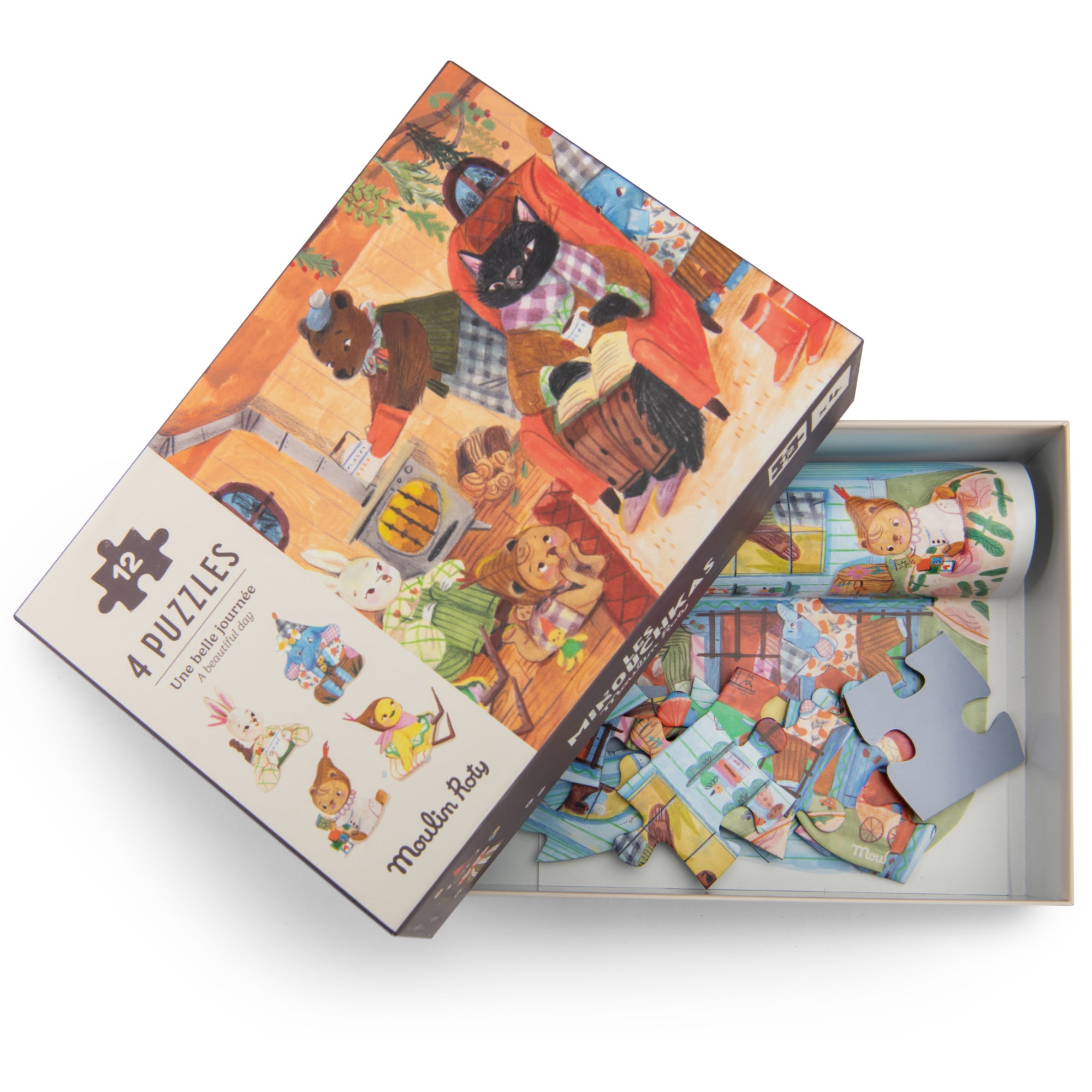 4 Puzzle, Una bella giornata (4x12 pezzi)