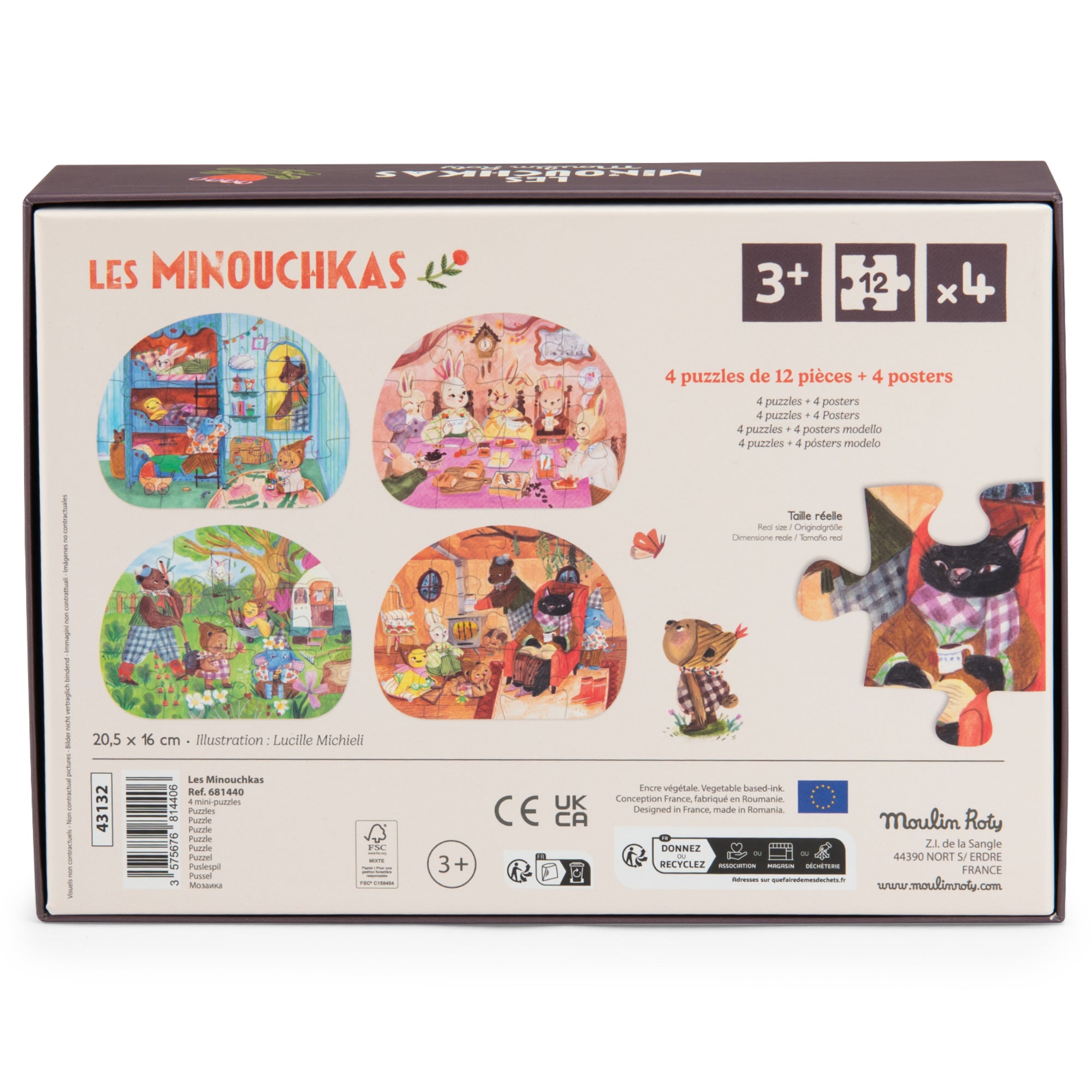4 Puzzle, Una bella giornata (4x12 pezzi)