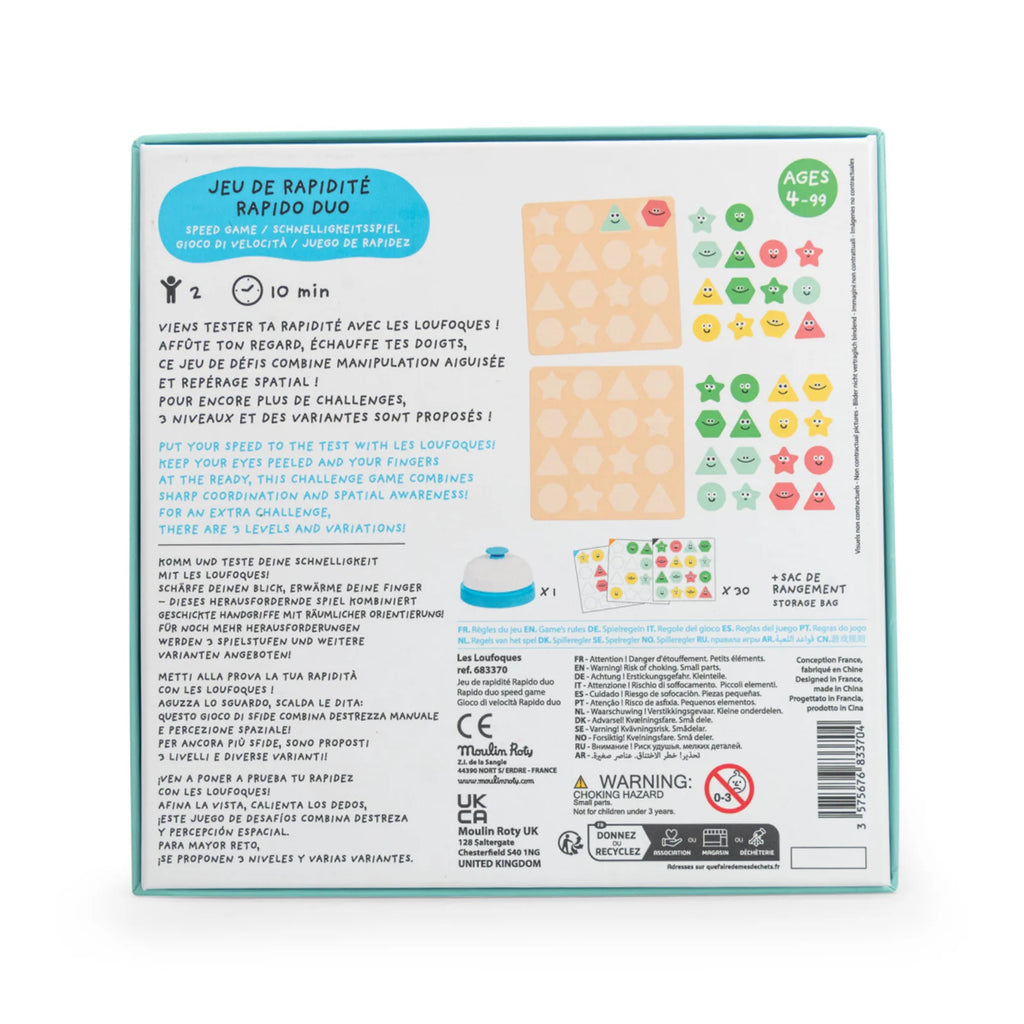 Rapido Duo, Jeu de rapidité