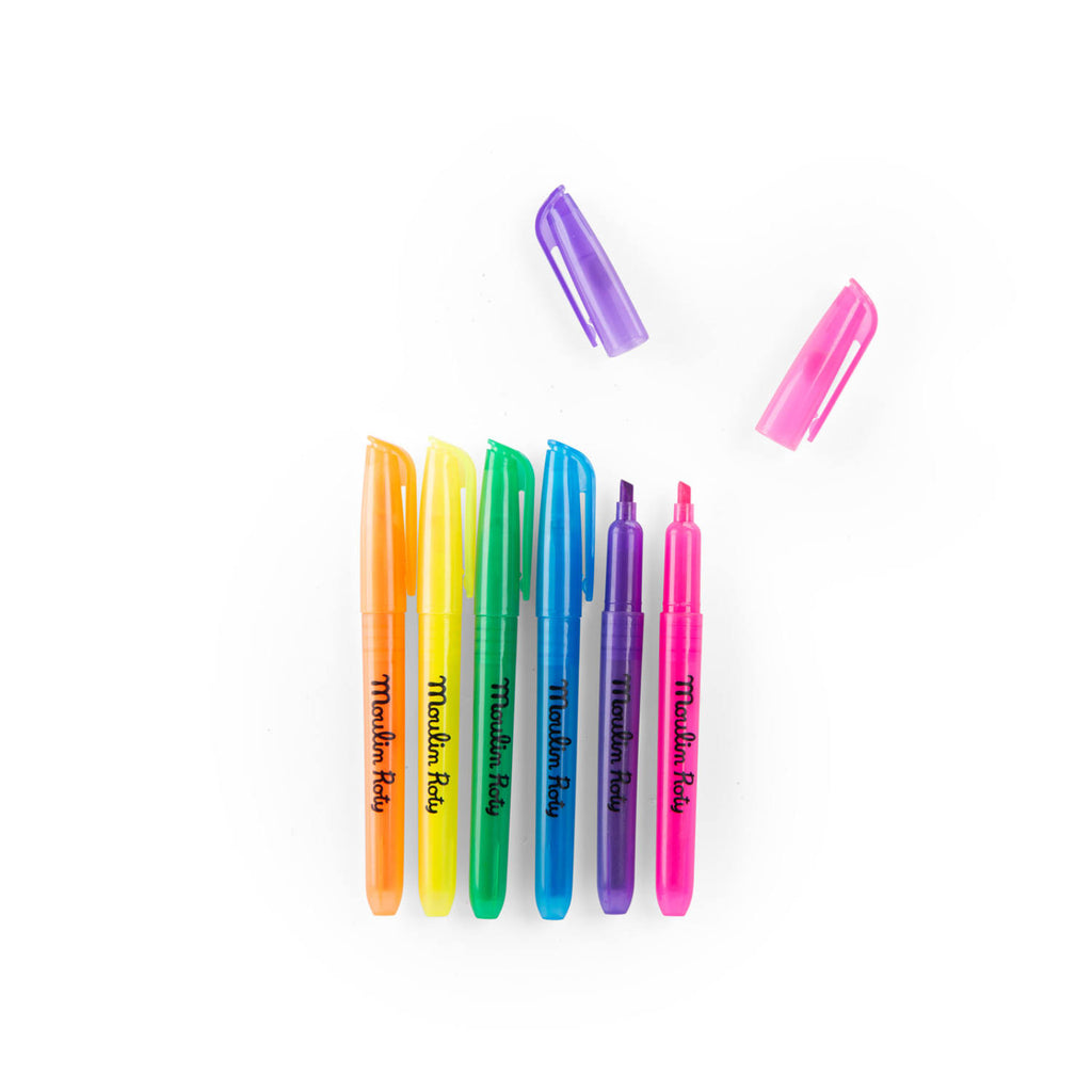 Fluorescent markers, 6 colors