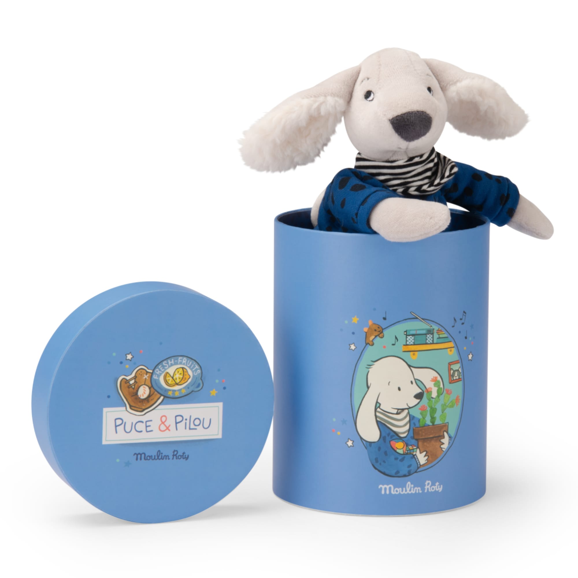Gift Boxed Puppet, Pilou Dog