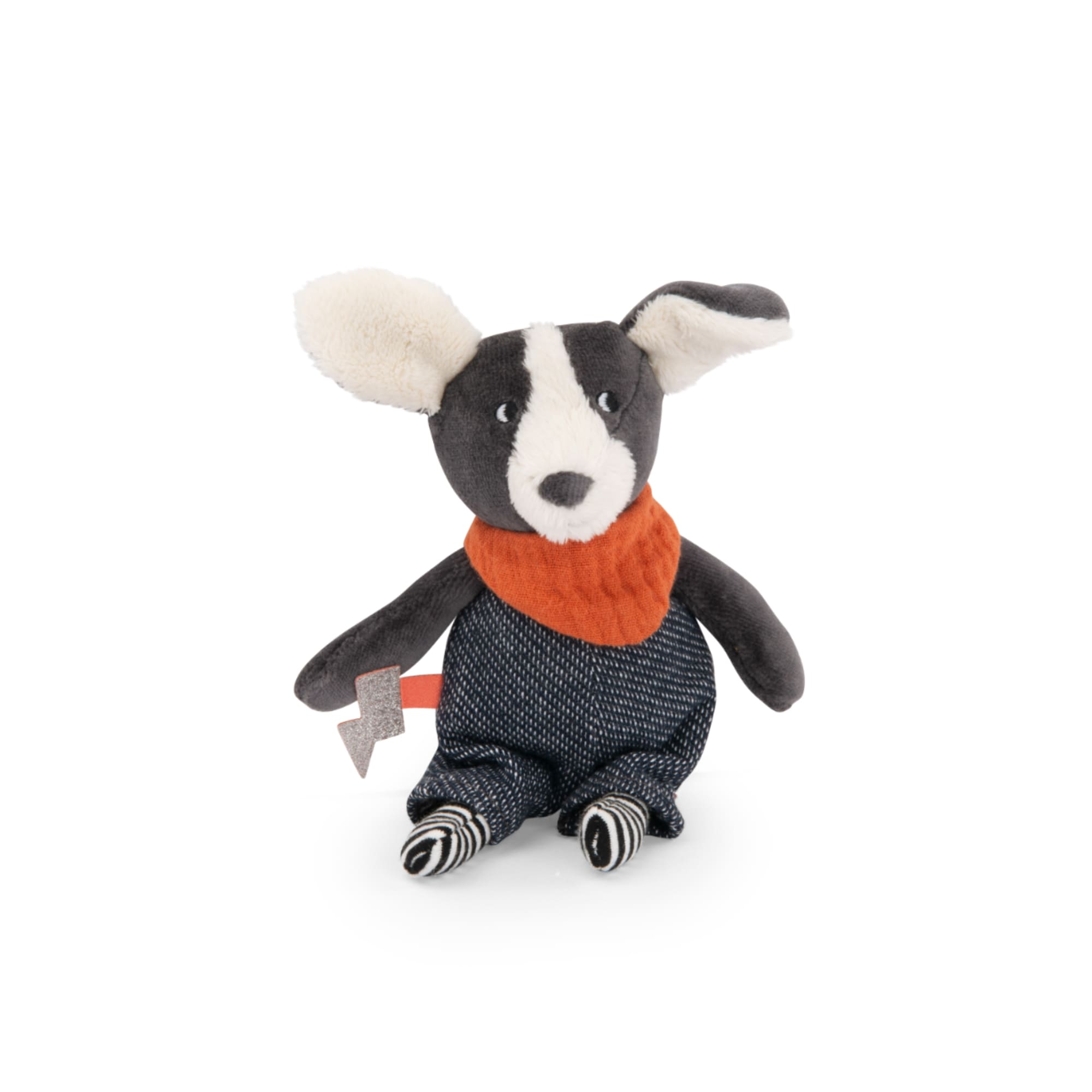 Puce small dog puppet