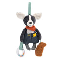 Puce Dog Hanging Rattle and Activities 